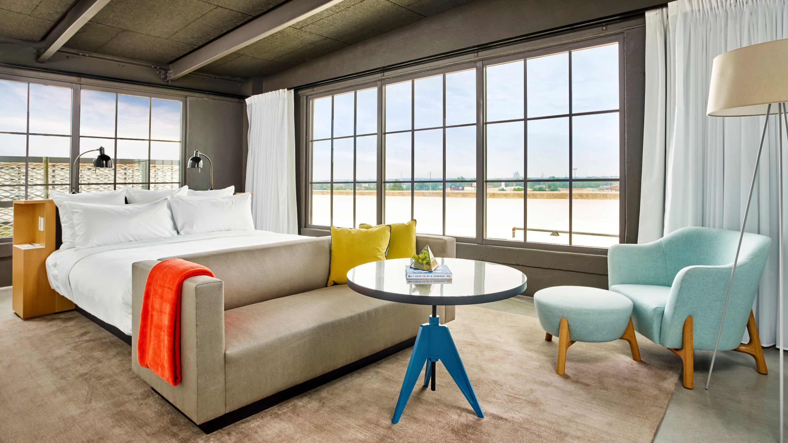 Fordson Hotel Suite Guestroom Windows