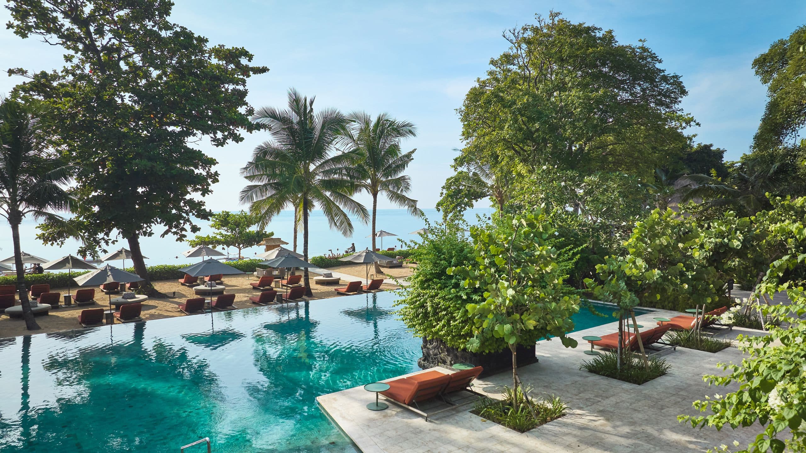 Andaz Bali Aerial Main Pool Ocean View