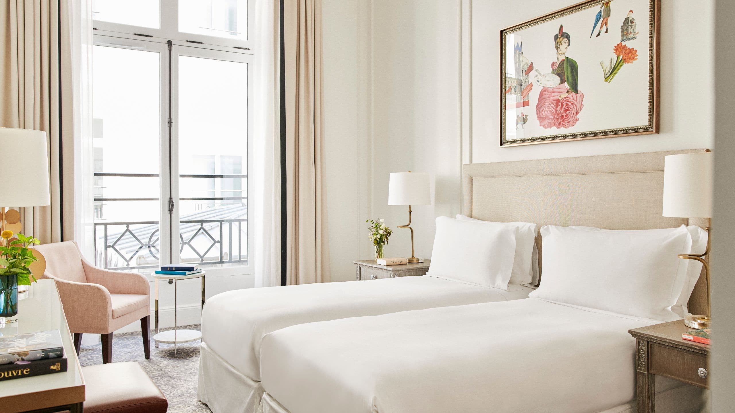 Hôtel du Louvre Deluxe Twin Beds