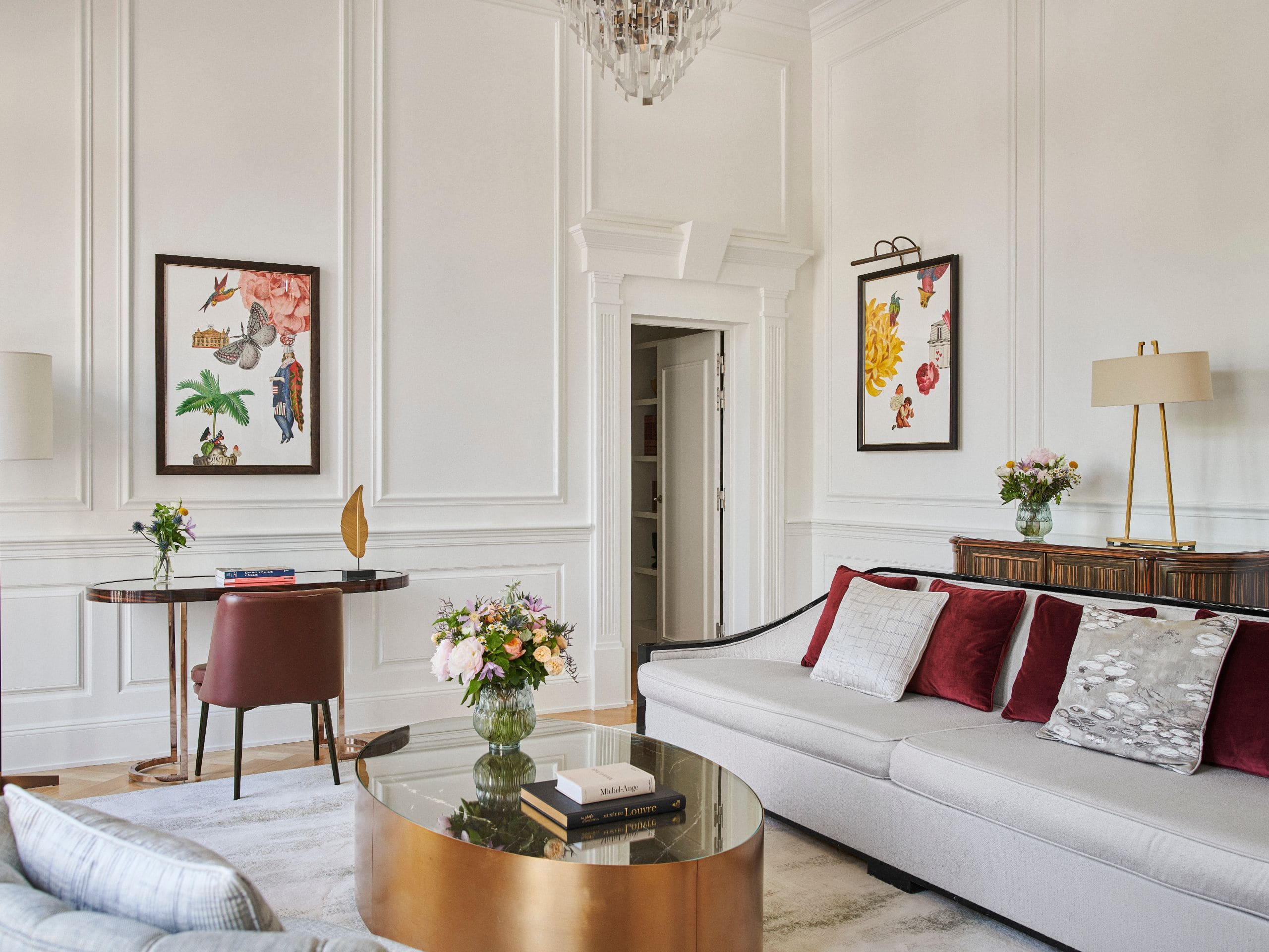 Hôtel du Louvre Pissarro Suite Living Room Seating