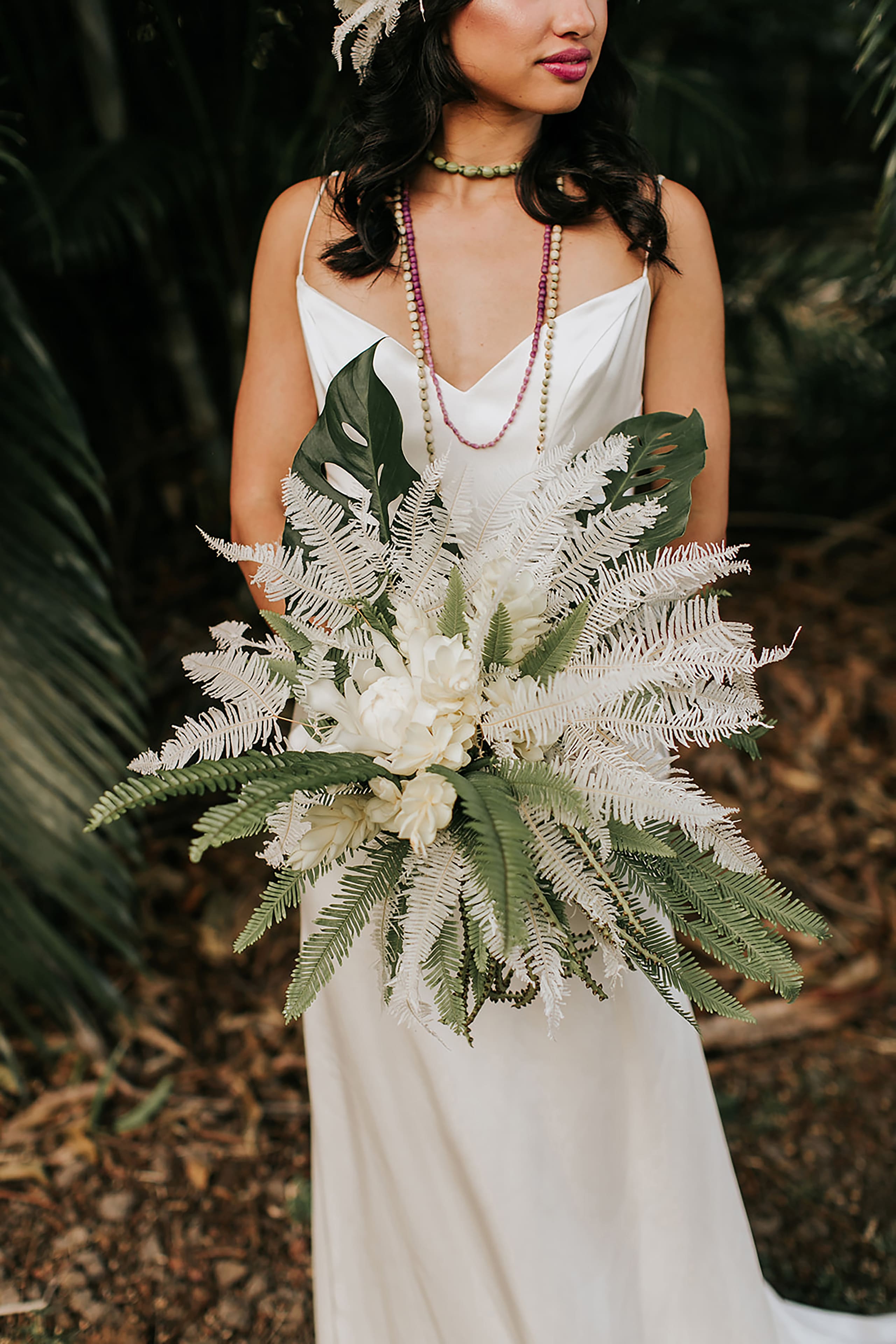 1 of 3 Hana-Maui Resort Bride With White Bouquet