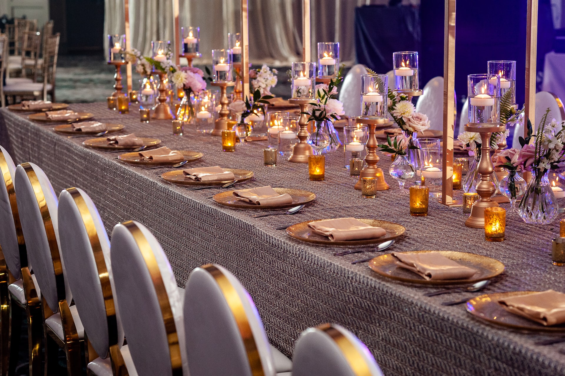 Grand Hyatt Atlanta in Buckhead Wedding Reception Dining Details