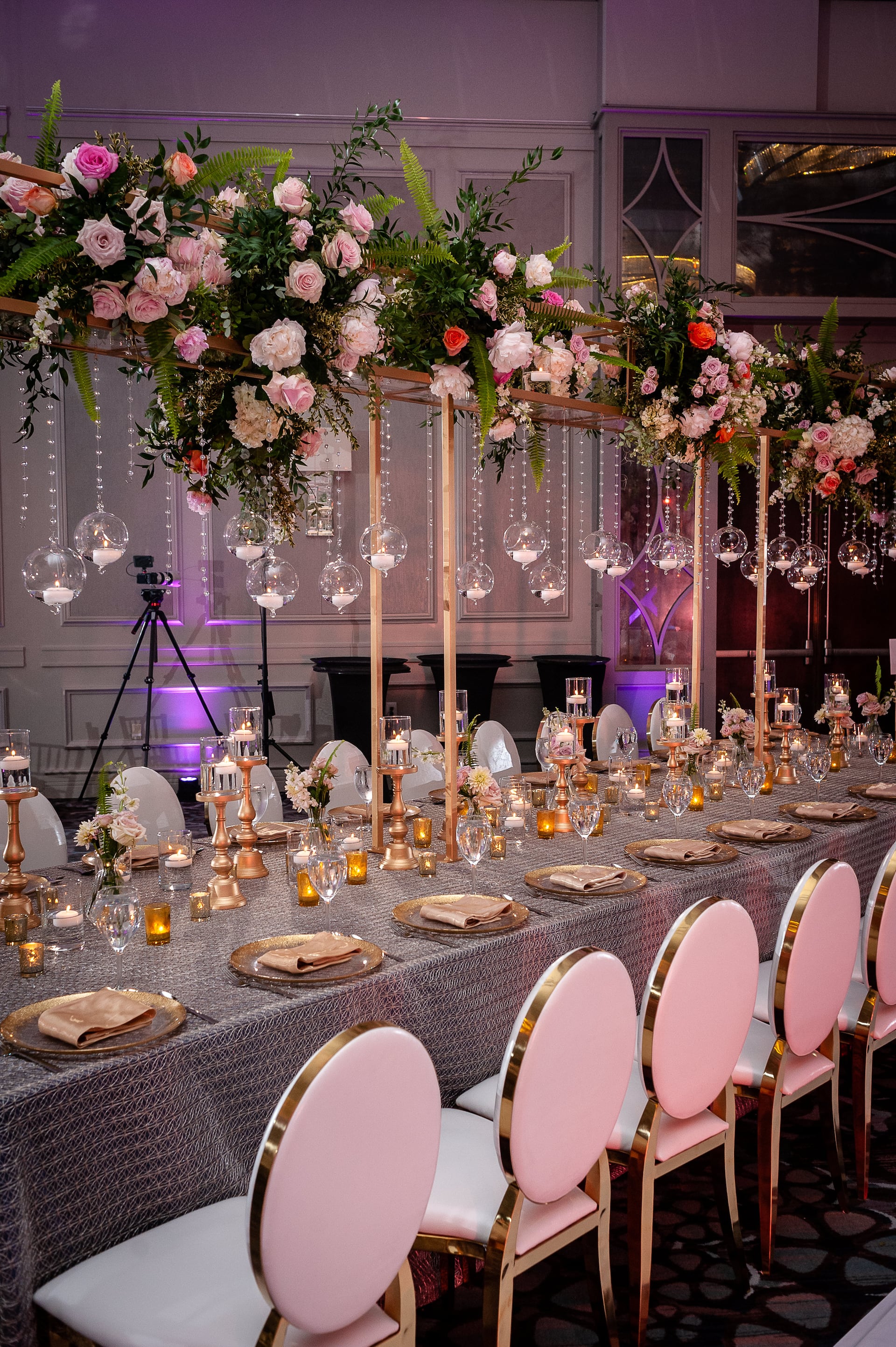 Grand Hyatt Atlanta in Buckhead Wedding Reception Dining Tables