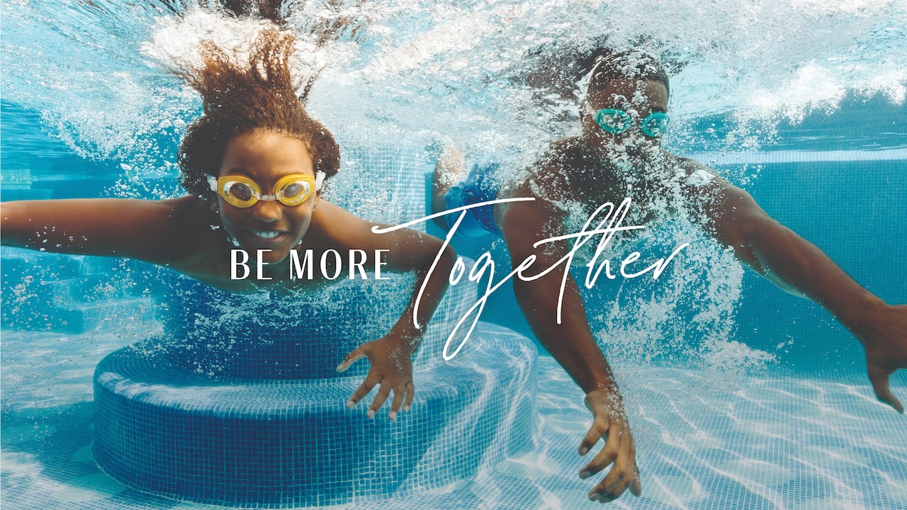 Pool Daytime Family Swimming