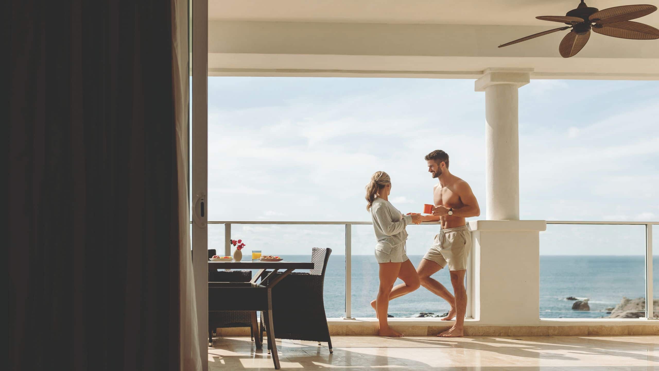 Sirena Del Mar Suite Couple Balcony Coffee