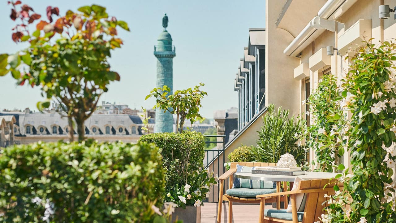 Vendome Suite Terrace at Park Hyatt Paris-Vendôme