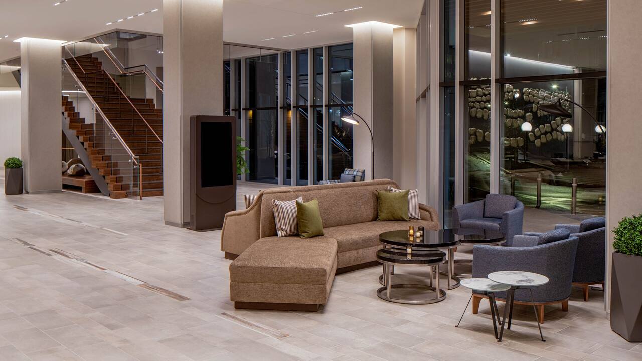 Lobby Seating Grand Staircase
