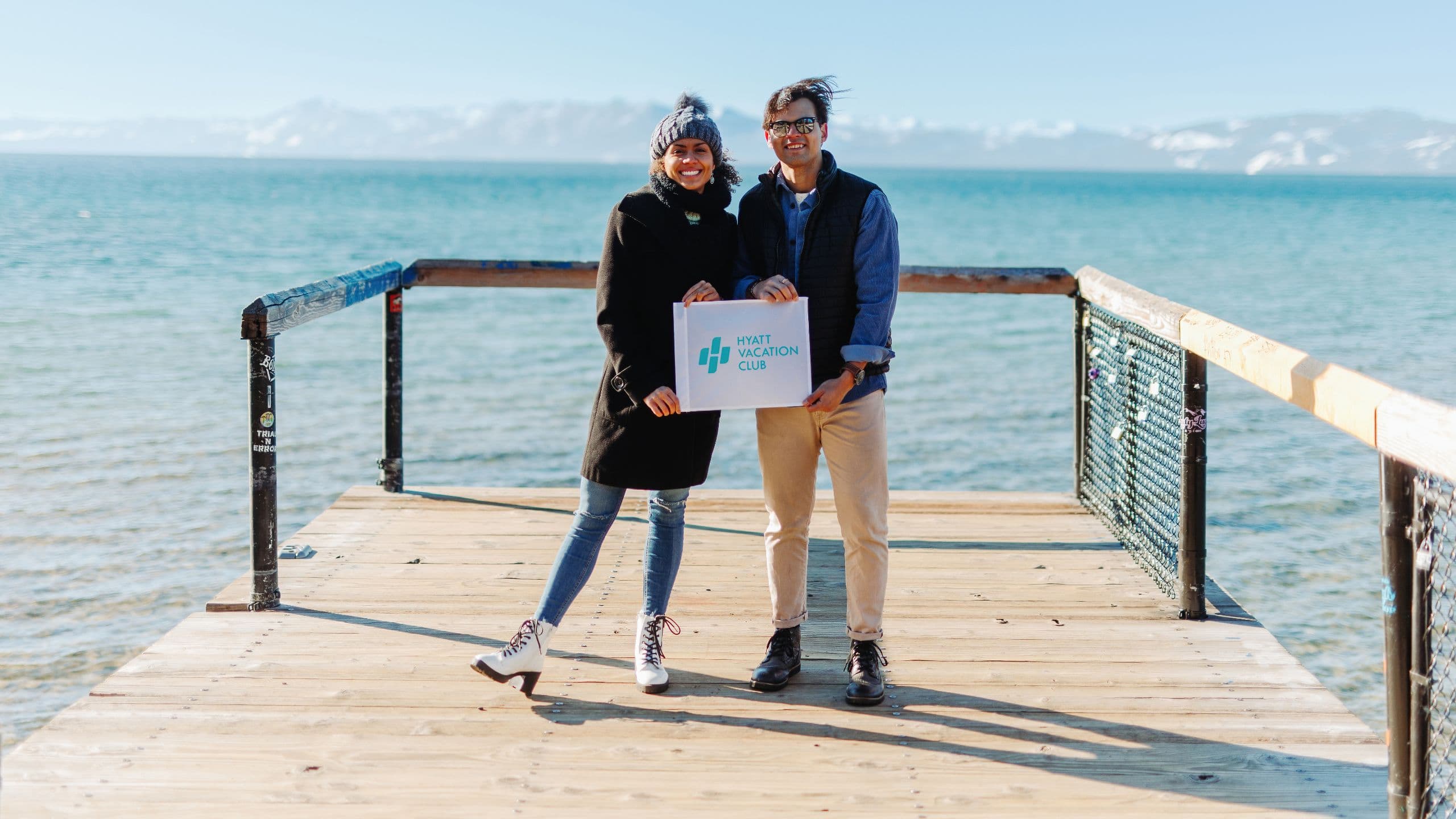 Hyatt Residence Club Couple Flag