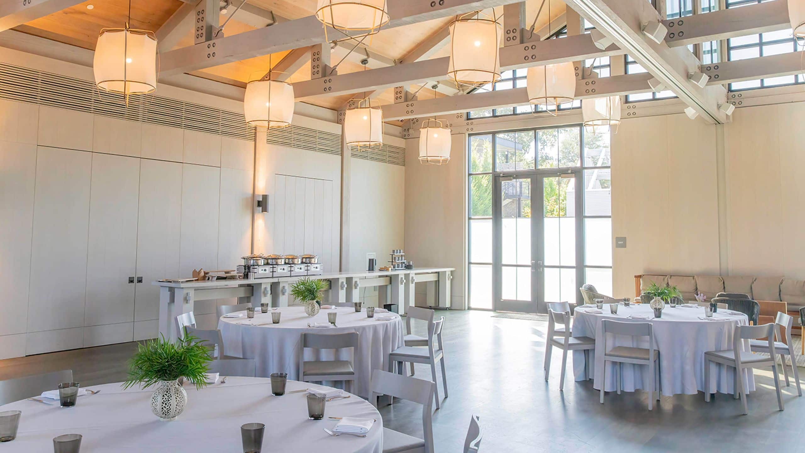 Alila Napa Valley Acacia Barn Reception Layout