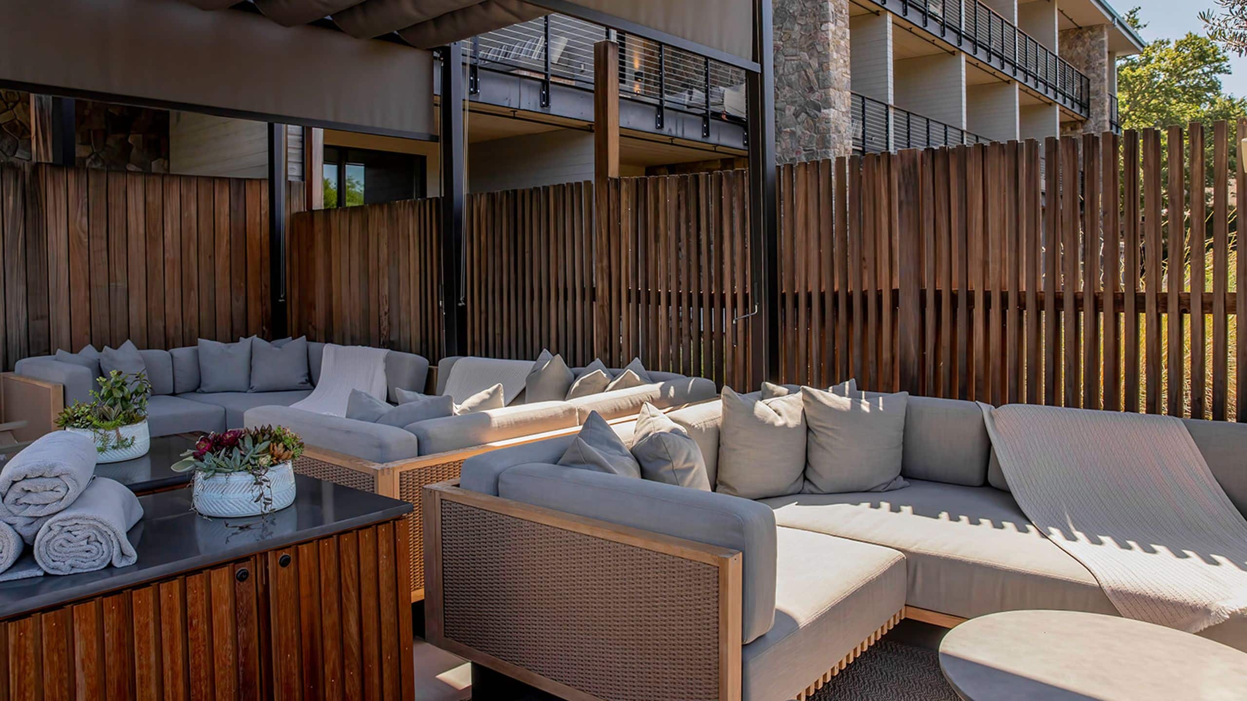 Alila Napa Valley Pool Lounge Area Seating