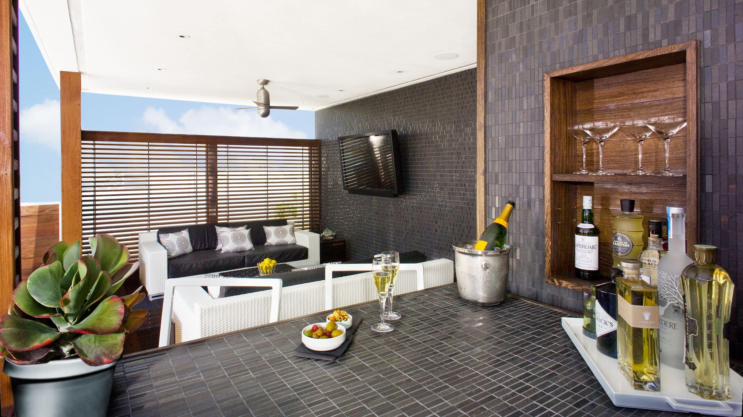 Dream South Beach Guesthouse Suite Rooftop Terrace Drinks