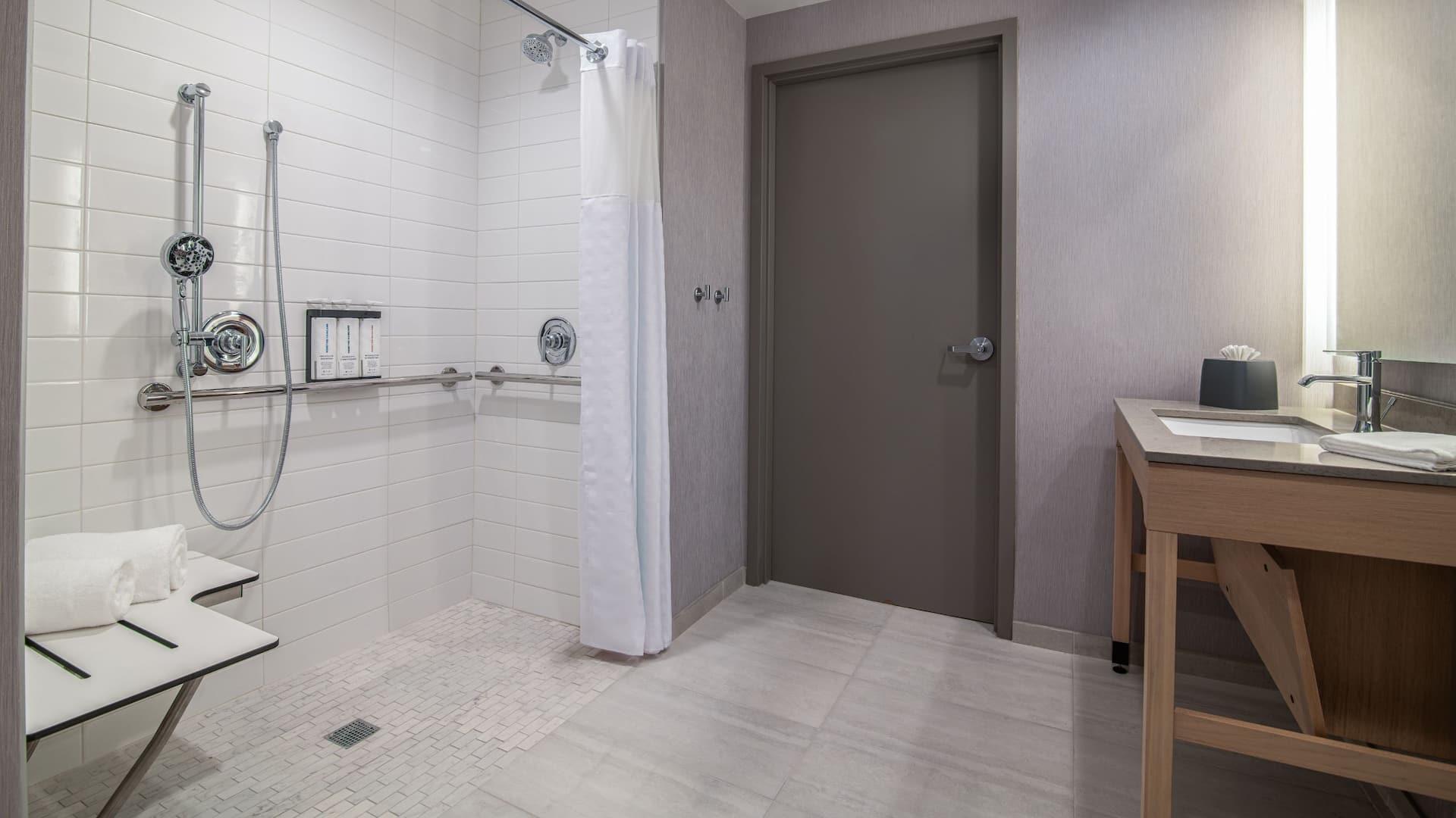 4/4 Hyatt Place Newark / Silicon Valley Accessible Bathroom