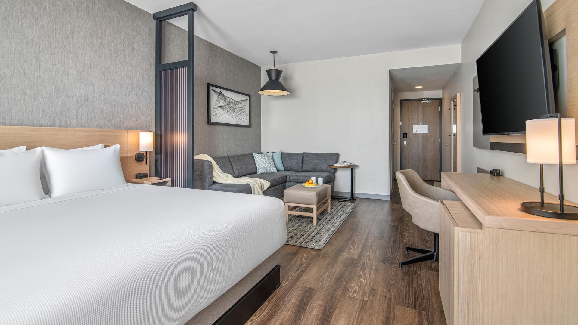 Hyatt Place Newark / Silicon Valley King Bed Living