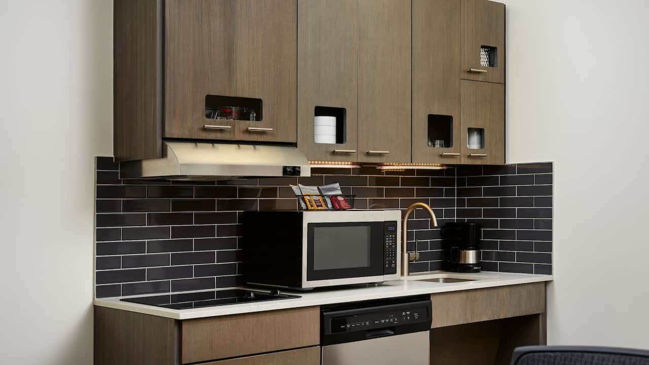Accessible King Studio Suite Kitchen