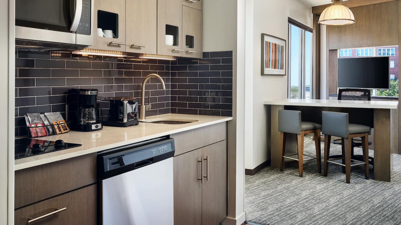 One Bedroom King Suite Kitchen