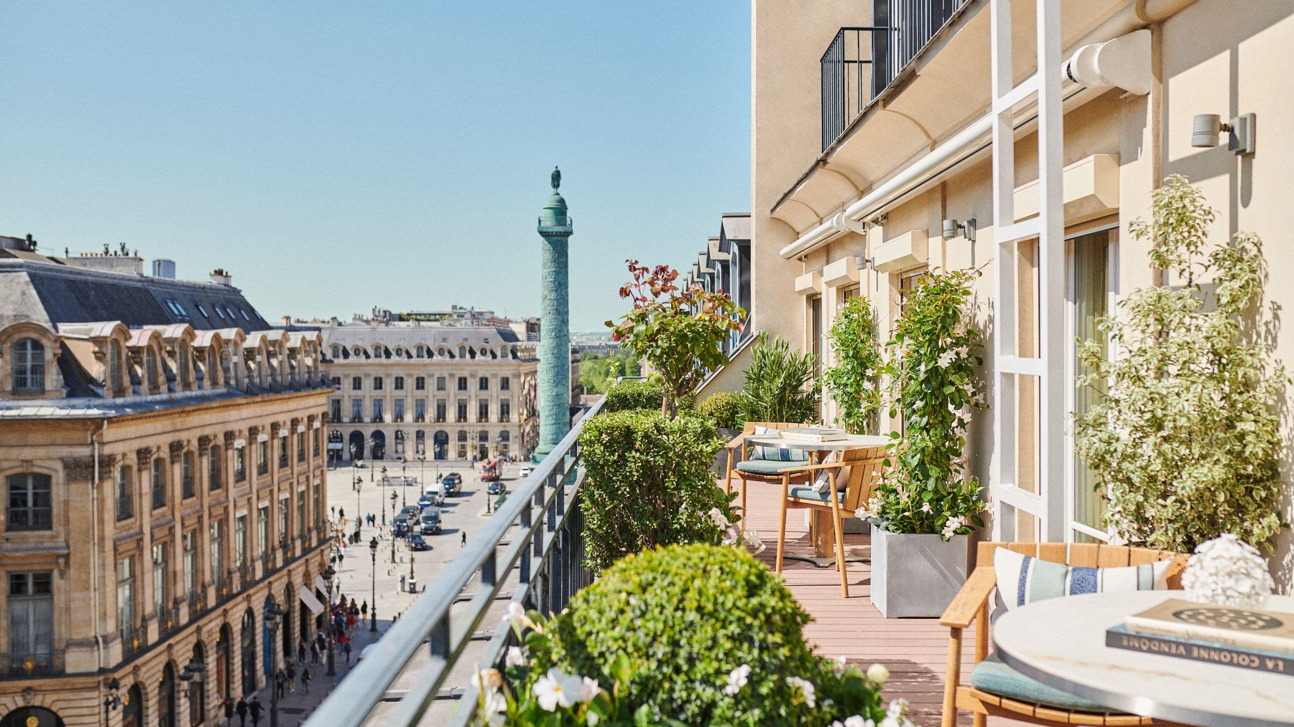 Park Hyatt Paris-Vendôme Vendome Suite Terrace View Balcony Retouched
