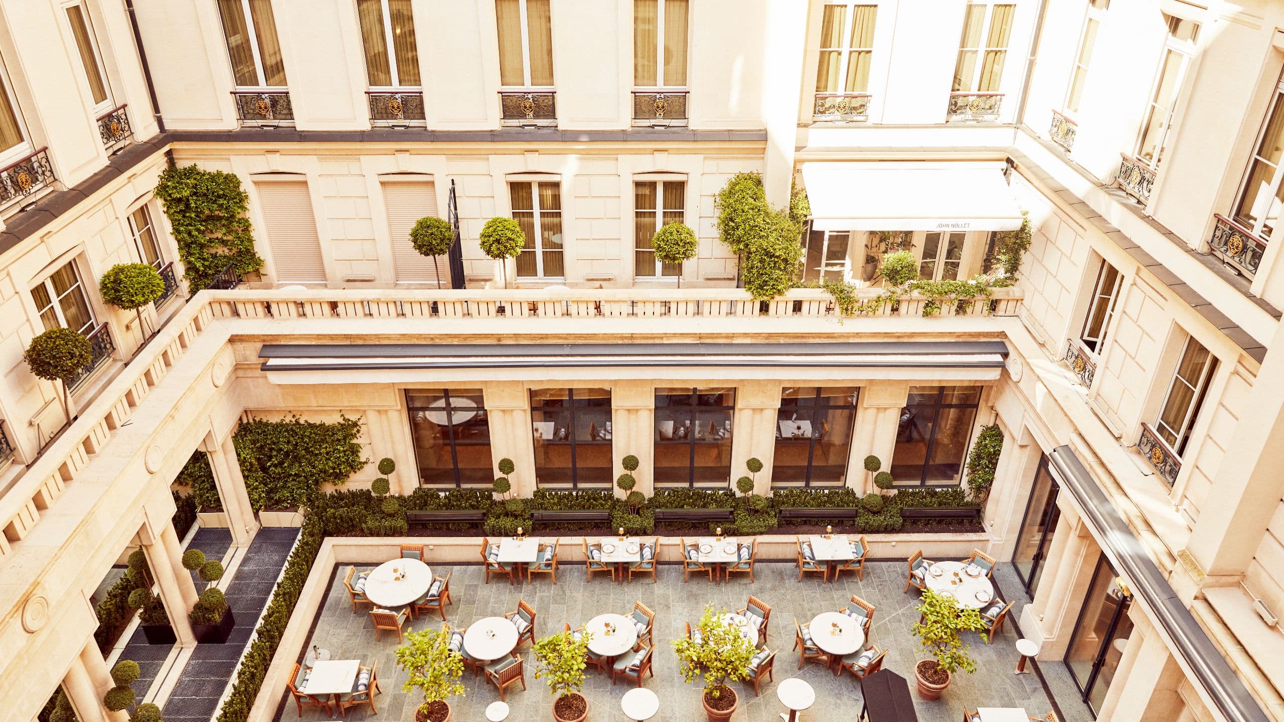1 of 1 Park Hyatt Paris-Vendôme Summer Terrasse View Courtyard