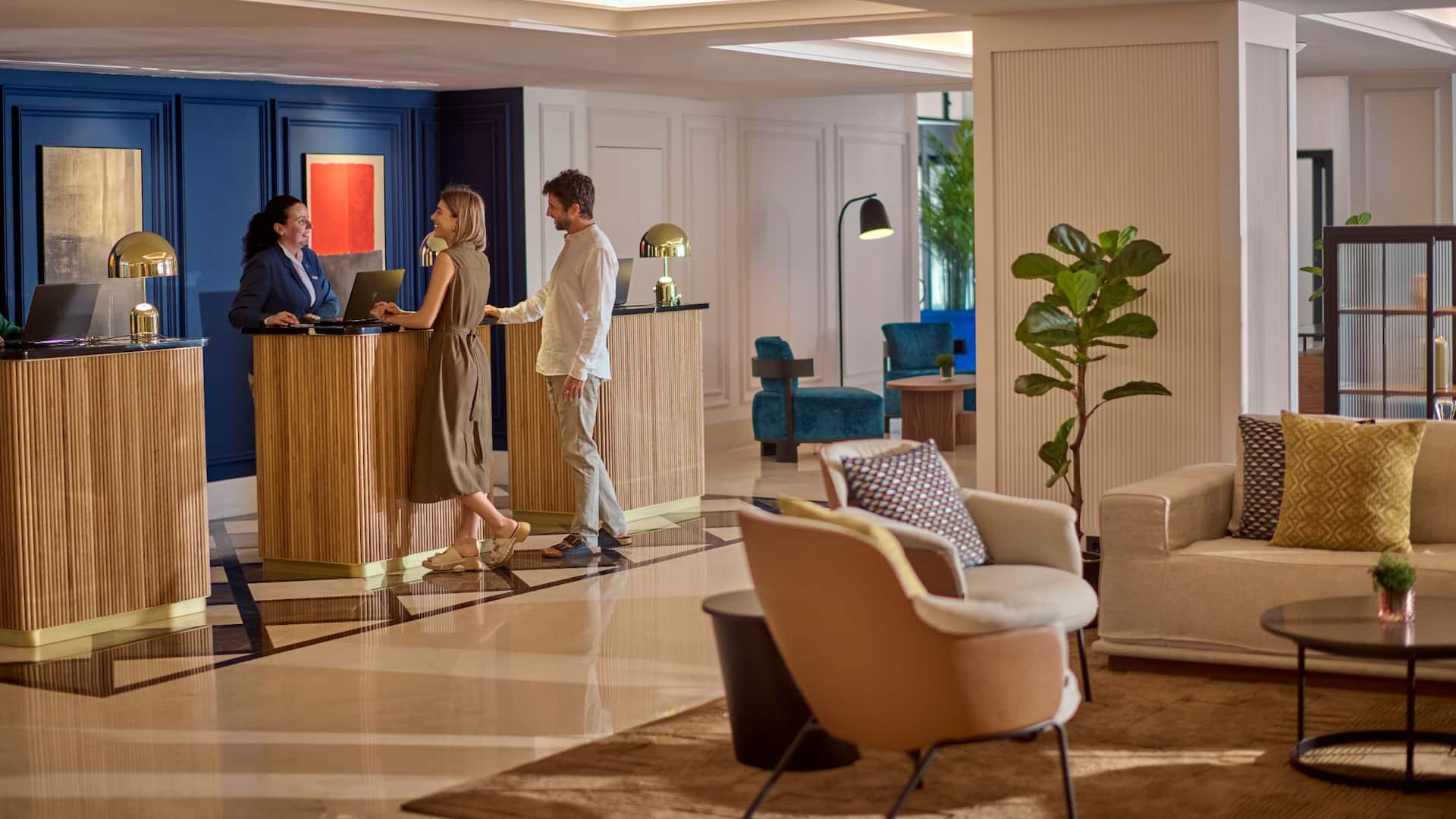 Grand Hyatt La Manga Club Golf & Spa Check-in Couple