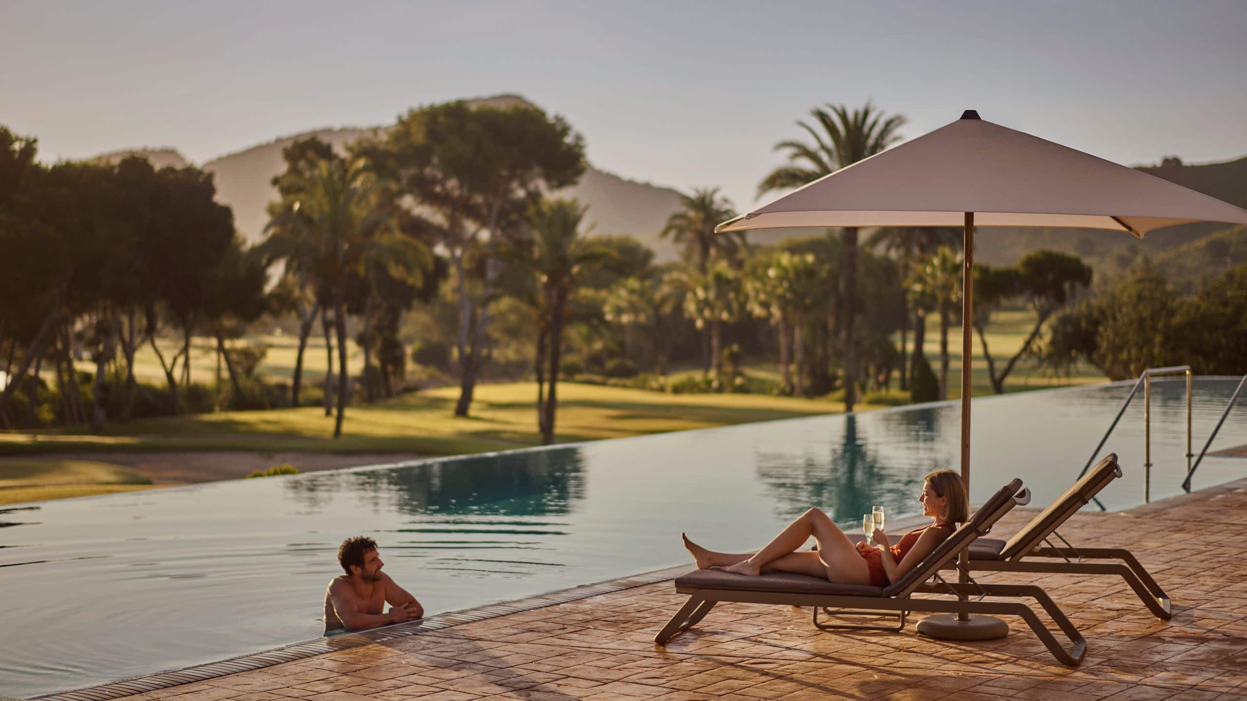 Grand Hyatt La Manga Club Golf & Spa Couple Relax Pool