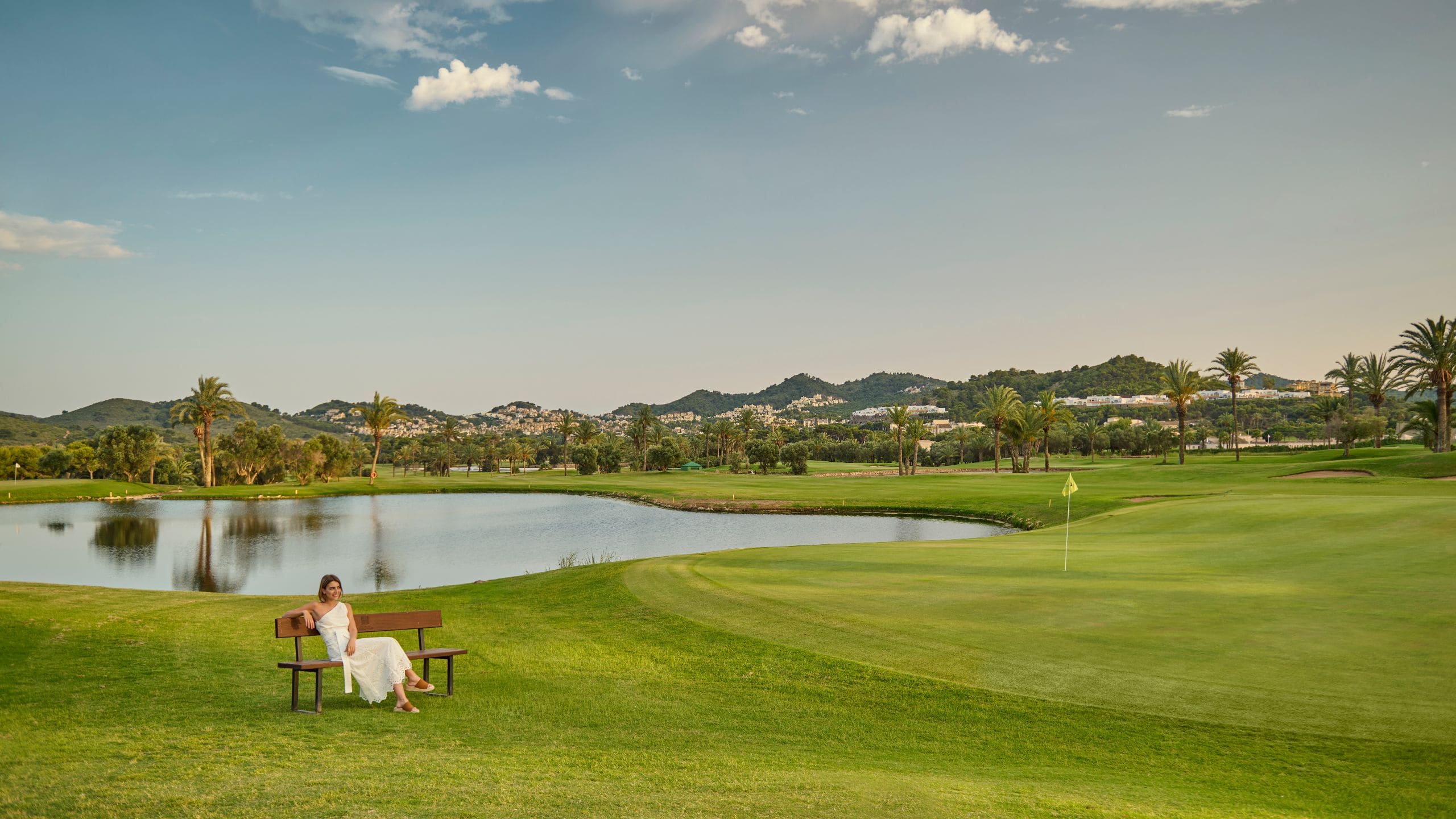 Grand Hyatt La Manga Club Golf & Spa Guest Golf Course Bench