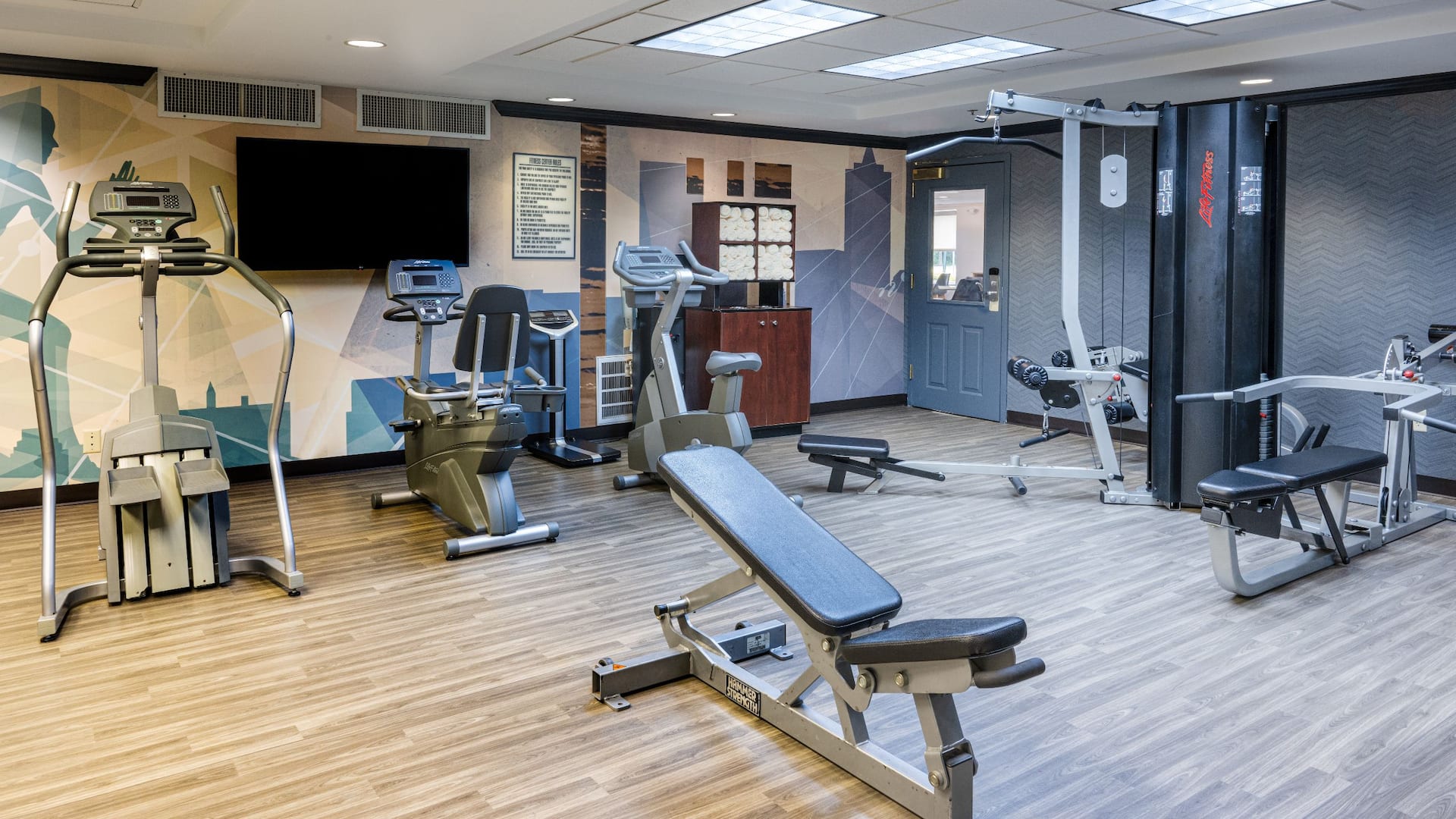 Hyatt House Herndon/Reston Fitness Center Machines