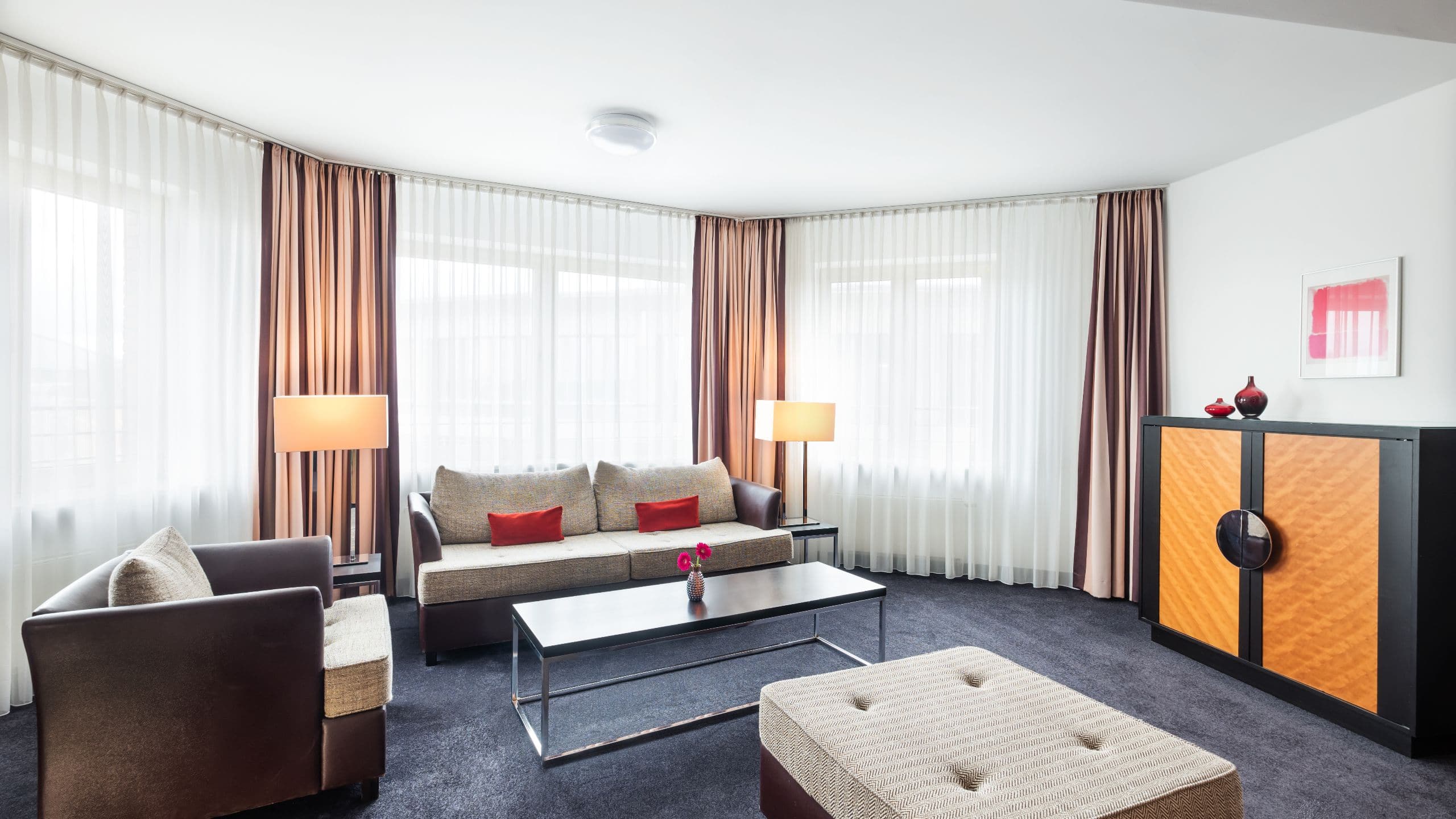 Lindner Hotel Frankfurt Main Plaza Two Twin Deluxe Living