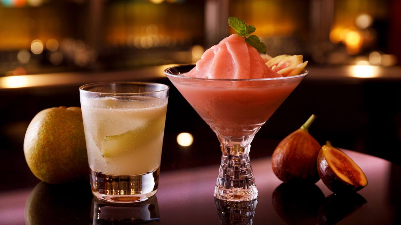 Pear Fig Frozen Cocktails