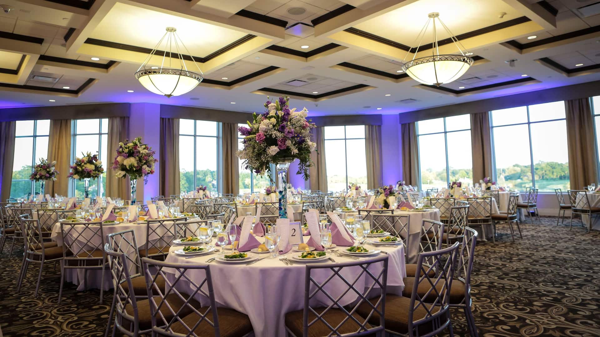 Hyatt Place Long Island/East End Wedding Reception Tables
