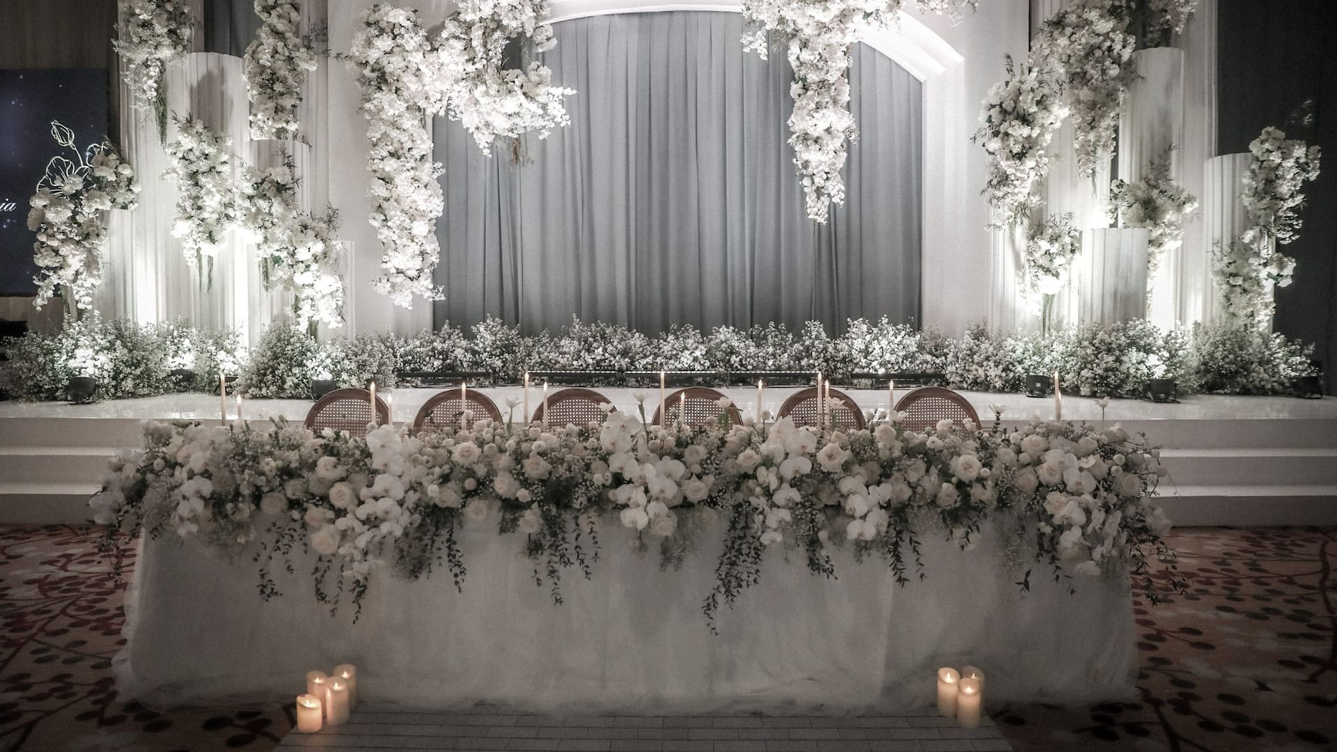 Grand Hyatt Jakarta Wedding Grand Ballroom Table