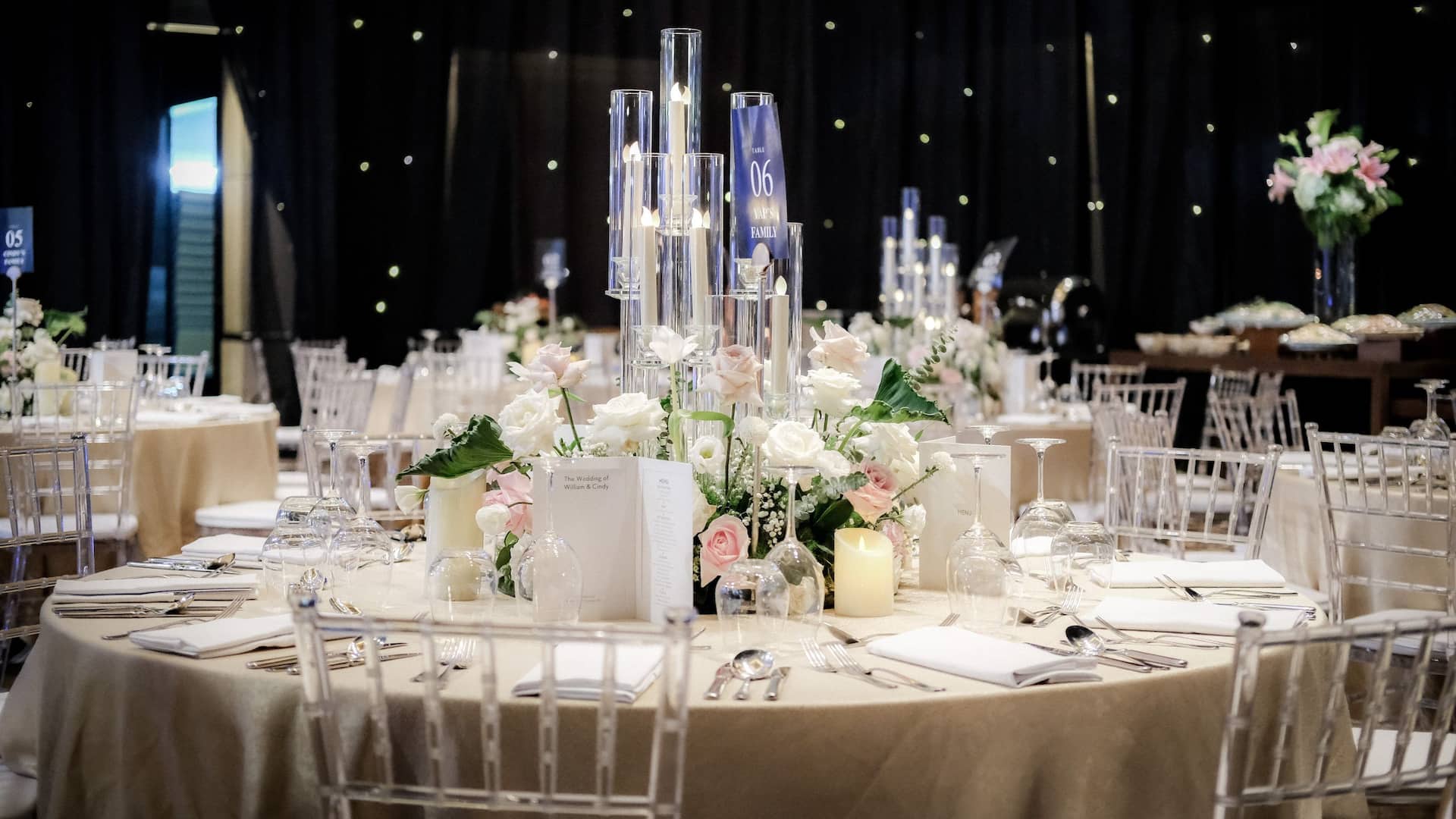 Grand Hyatt Jakarta Wedding Grand Ballroom Table Setting
