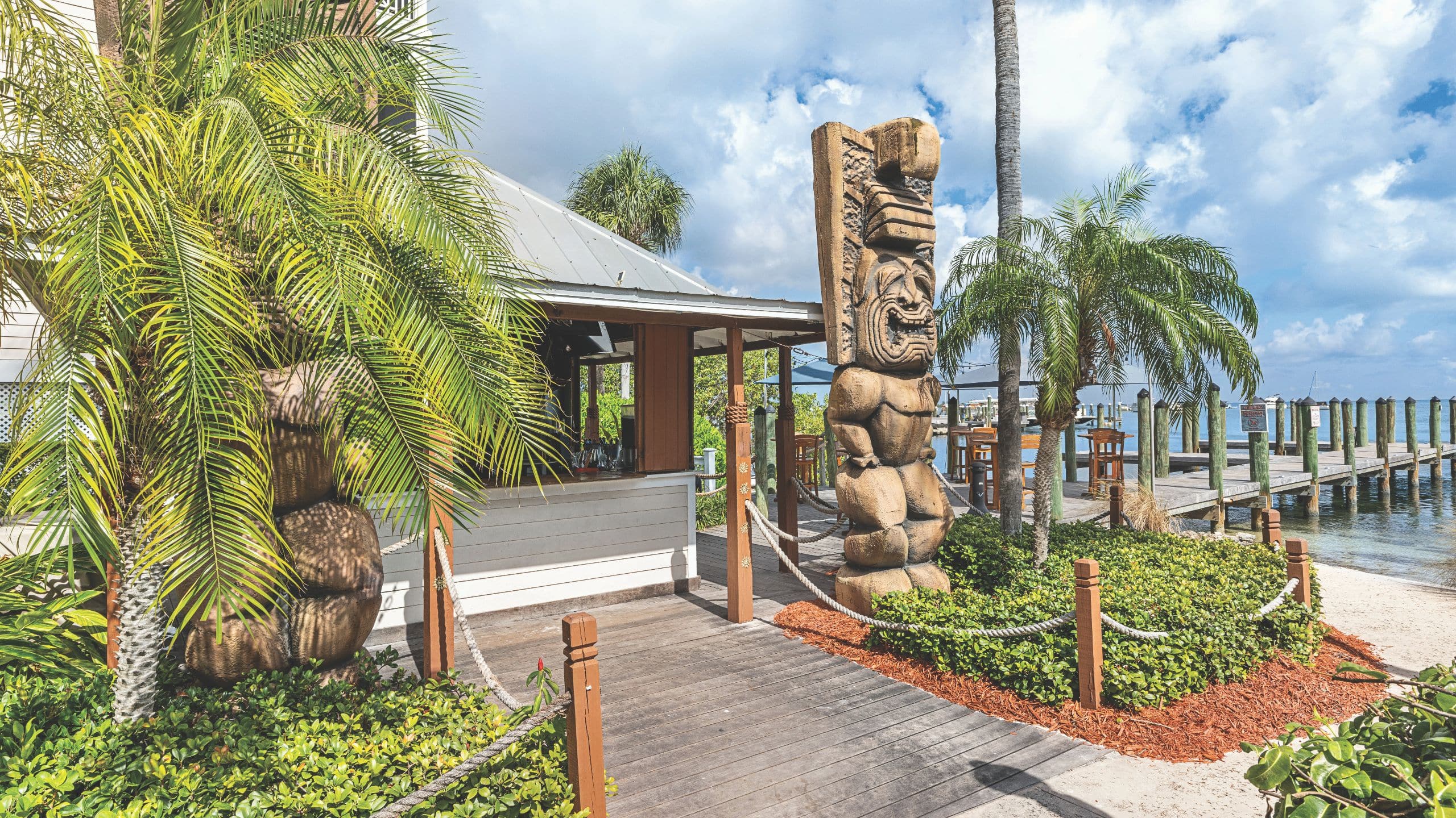 Hyatt Vacation Club at Beach House, Key West Jimmys Ocean Blue Tikibar Entrance