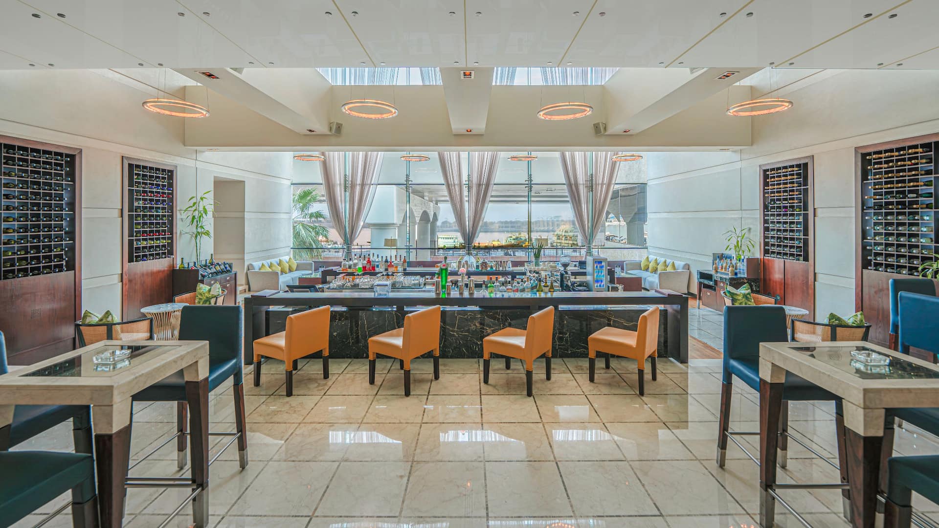 Hyatt Regency Dubai The Bar Day Center View
