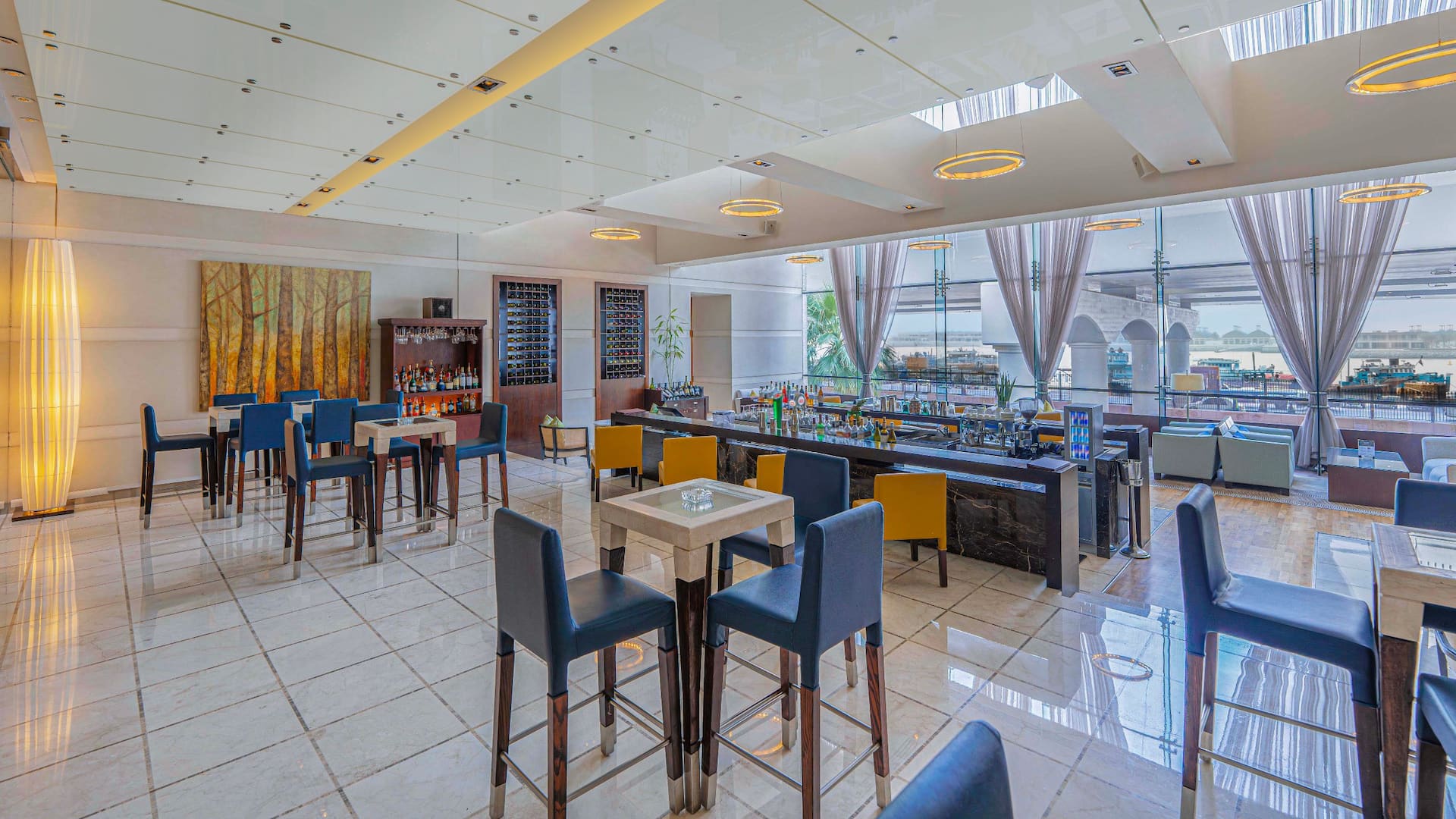 Hyatt Regency Dubai The Bar Day View Left Side