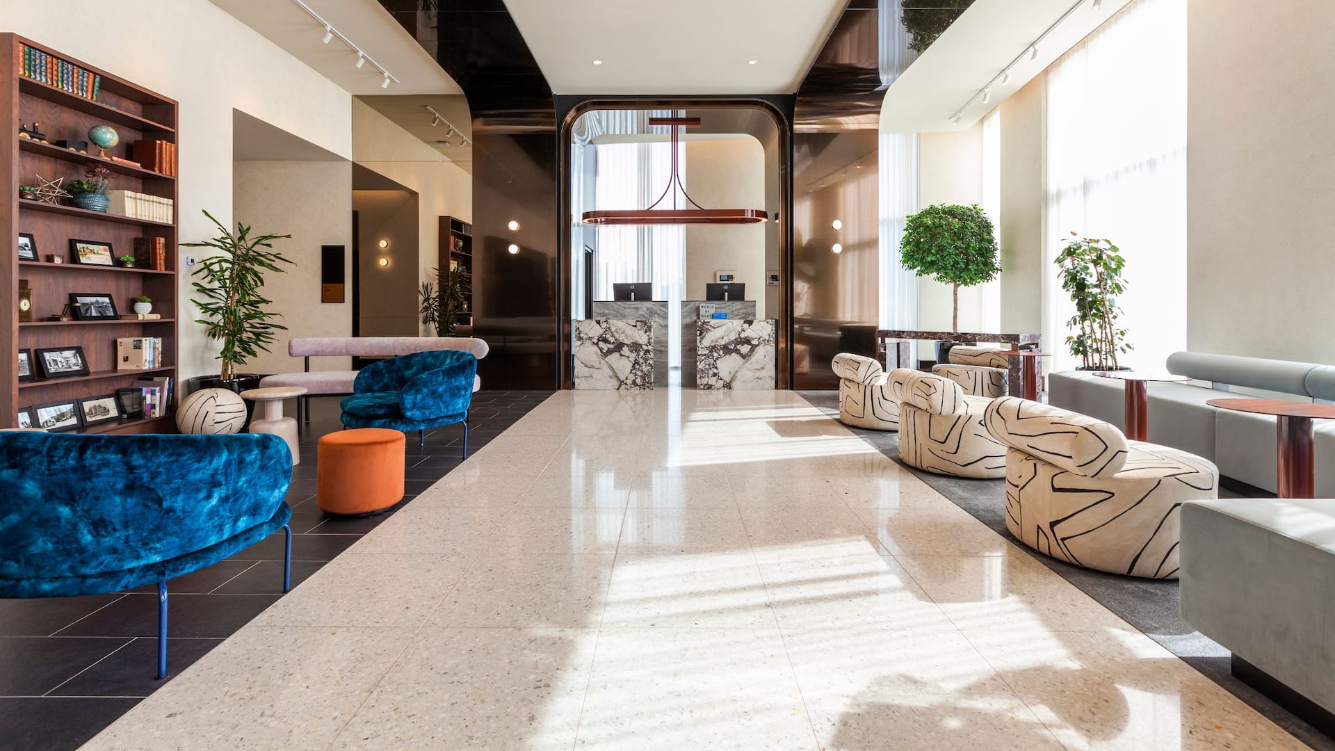 Hyatt Centric Montreal Lobby Plants