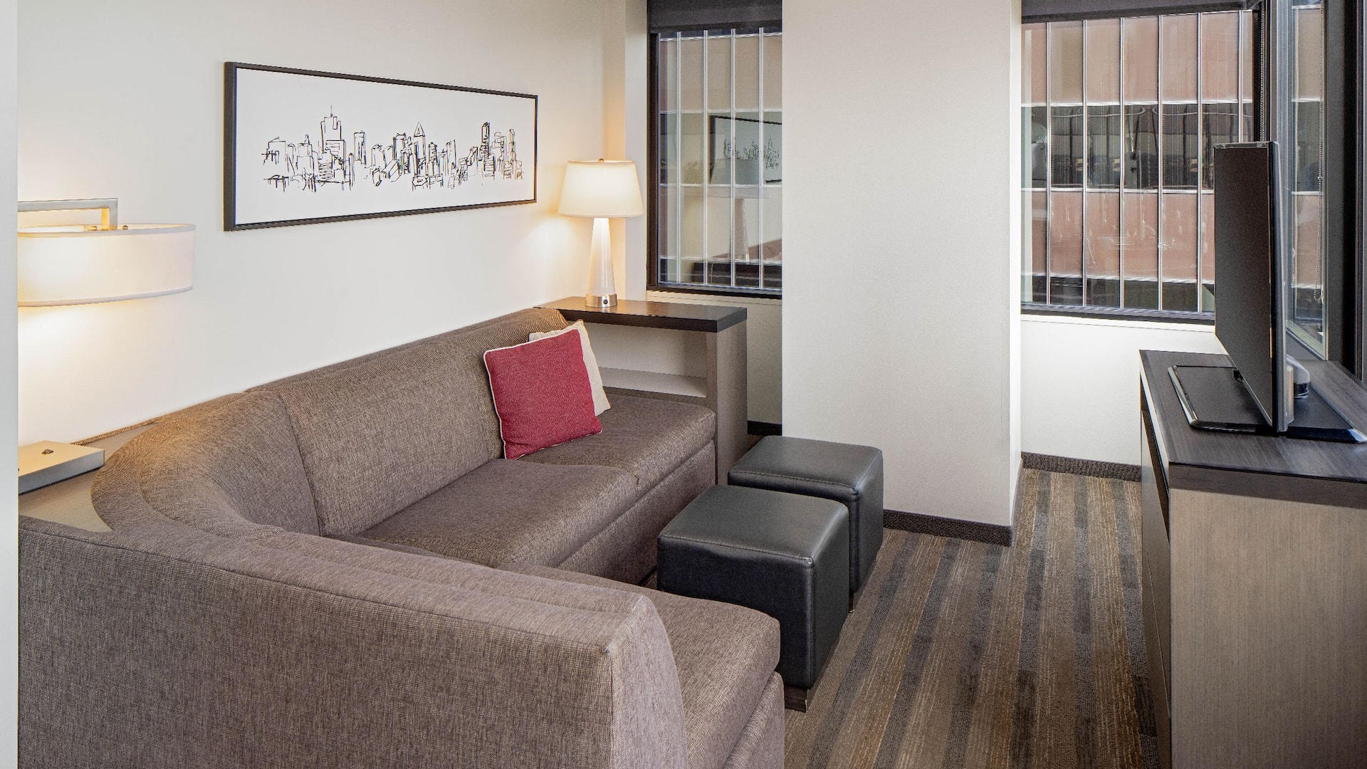 Hyatt House New Orleans/Downtown Double Suite Sofa