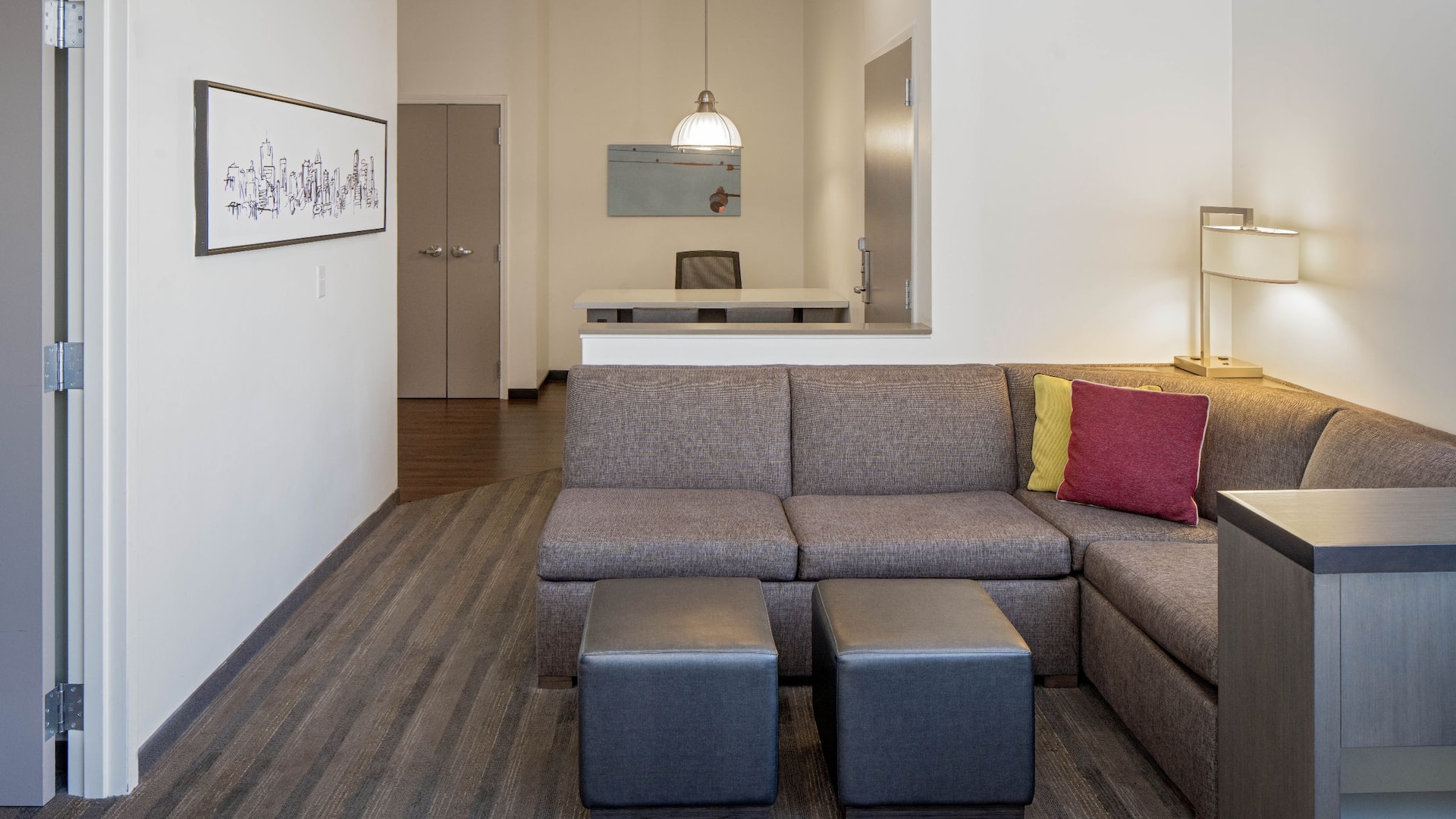 Hyatt House New Orleans/Downtown King Suite Living Room