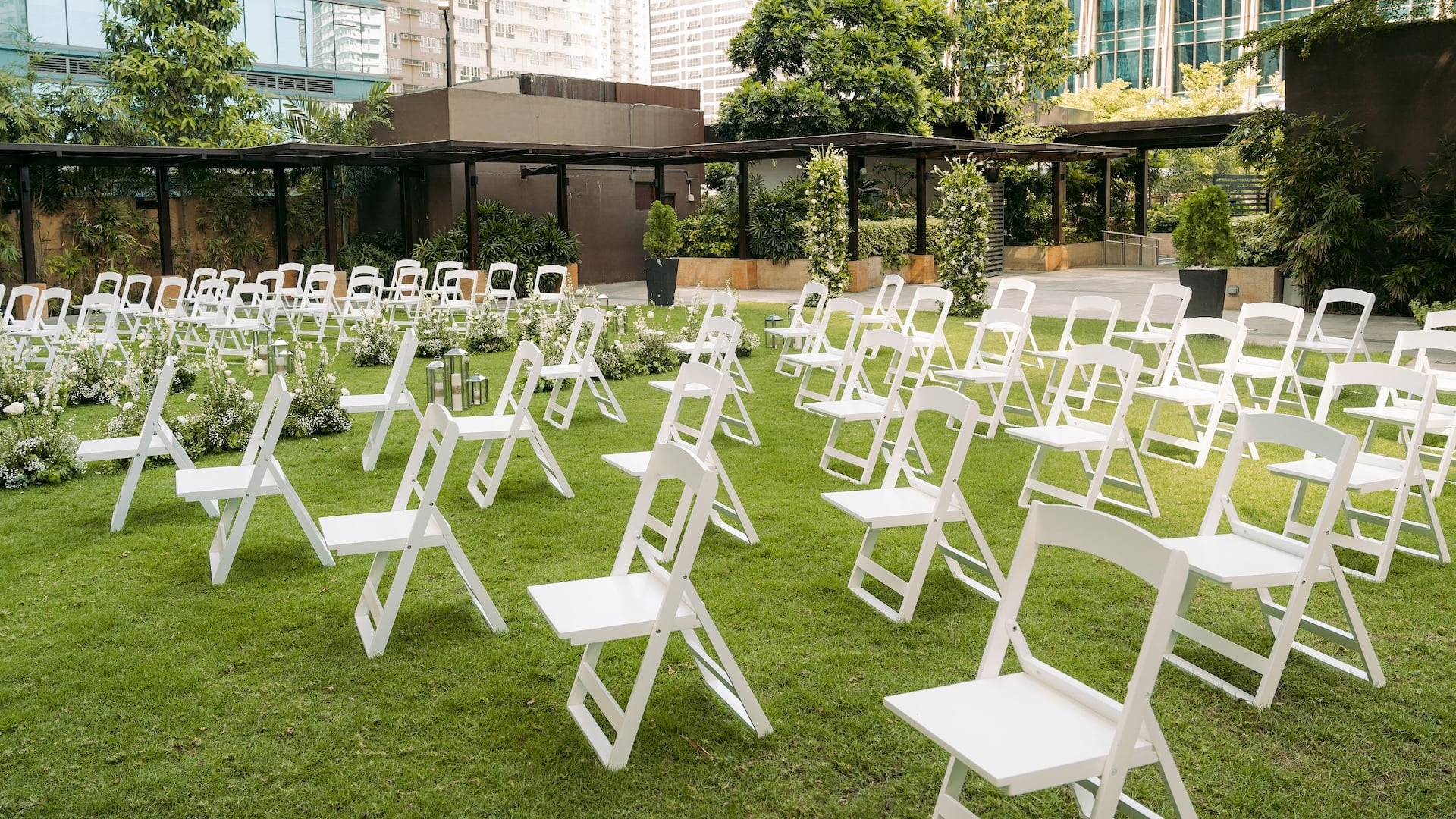 Grand Hyatt Manila Garden Pavilion Garden Wedding Lawn