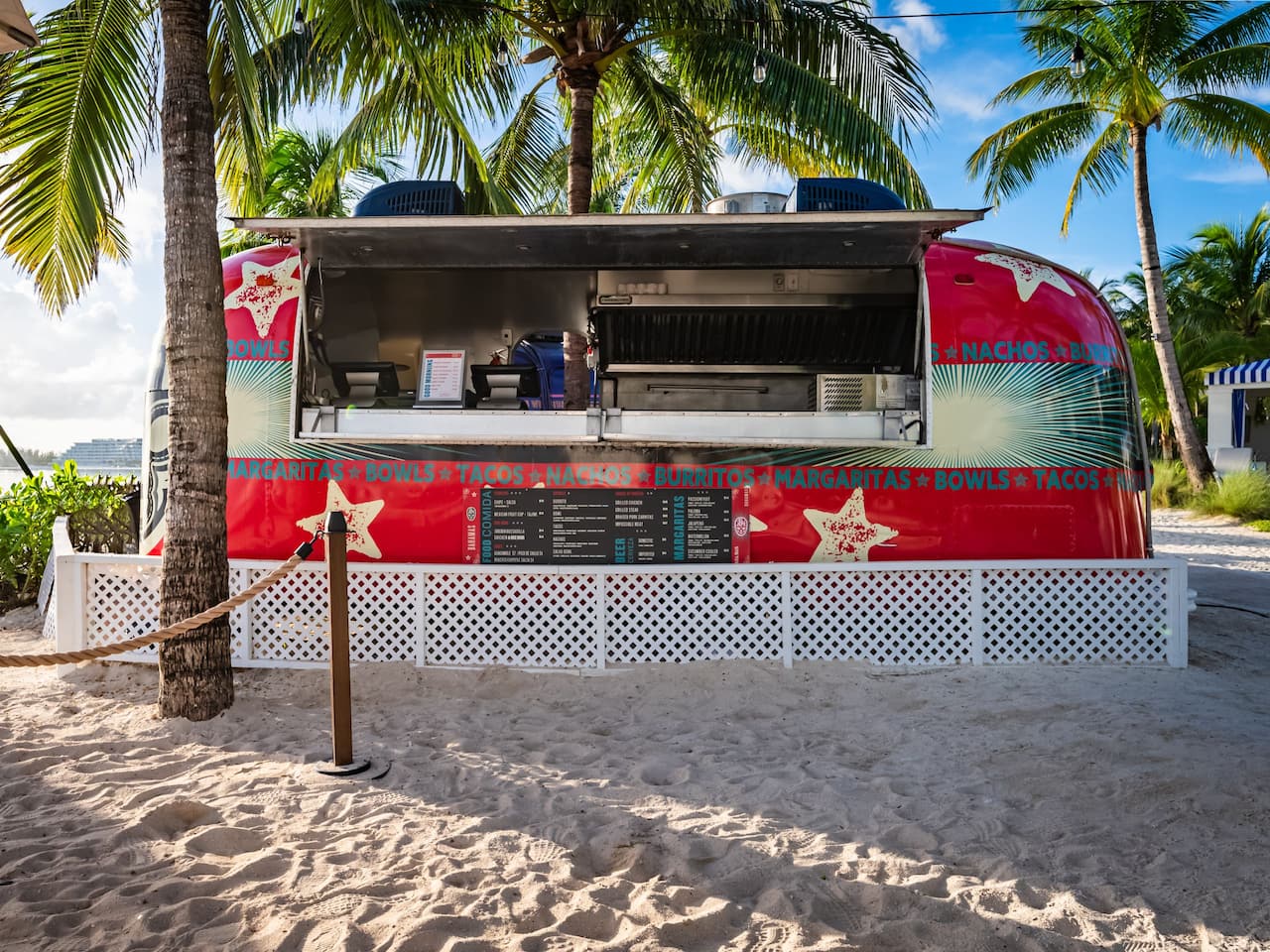 Remodeled bar at a Nassau Bahamas resort