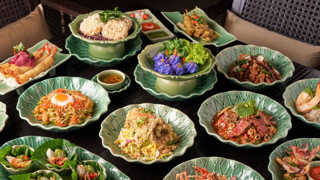 Erawan Tea Room Food On The Table