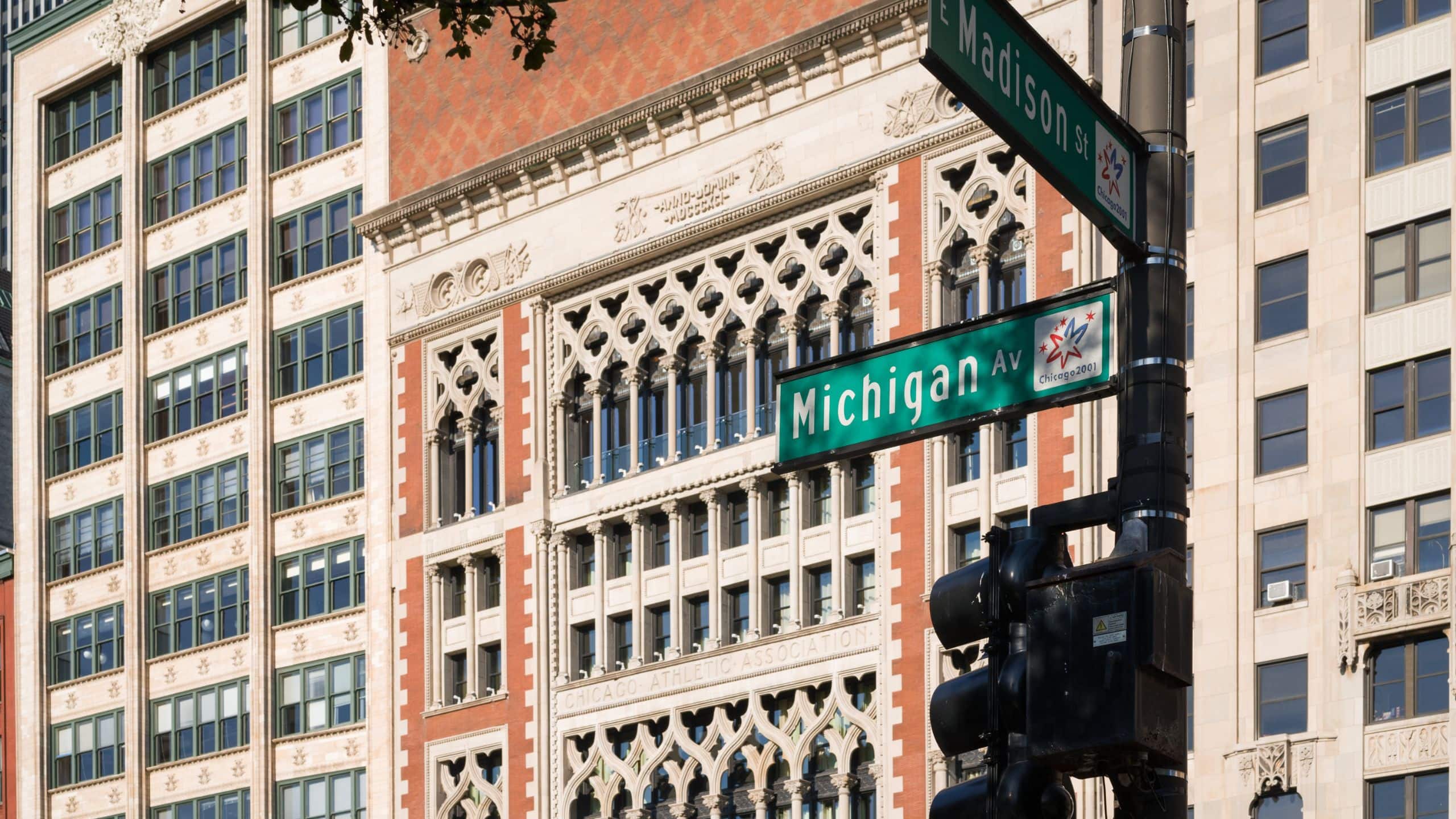 Chicago Athletic Association Street Signs