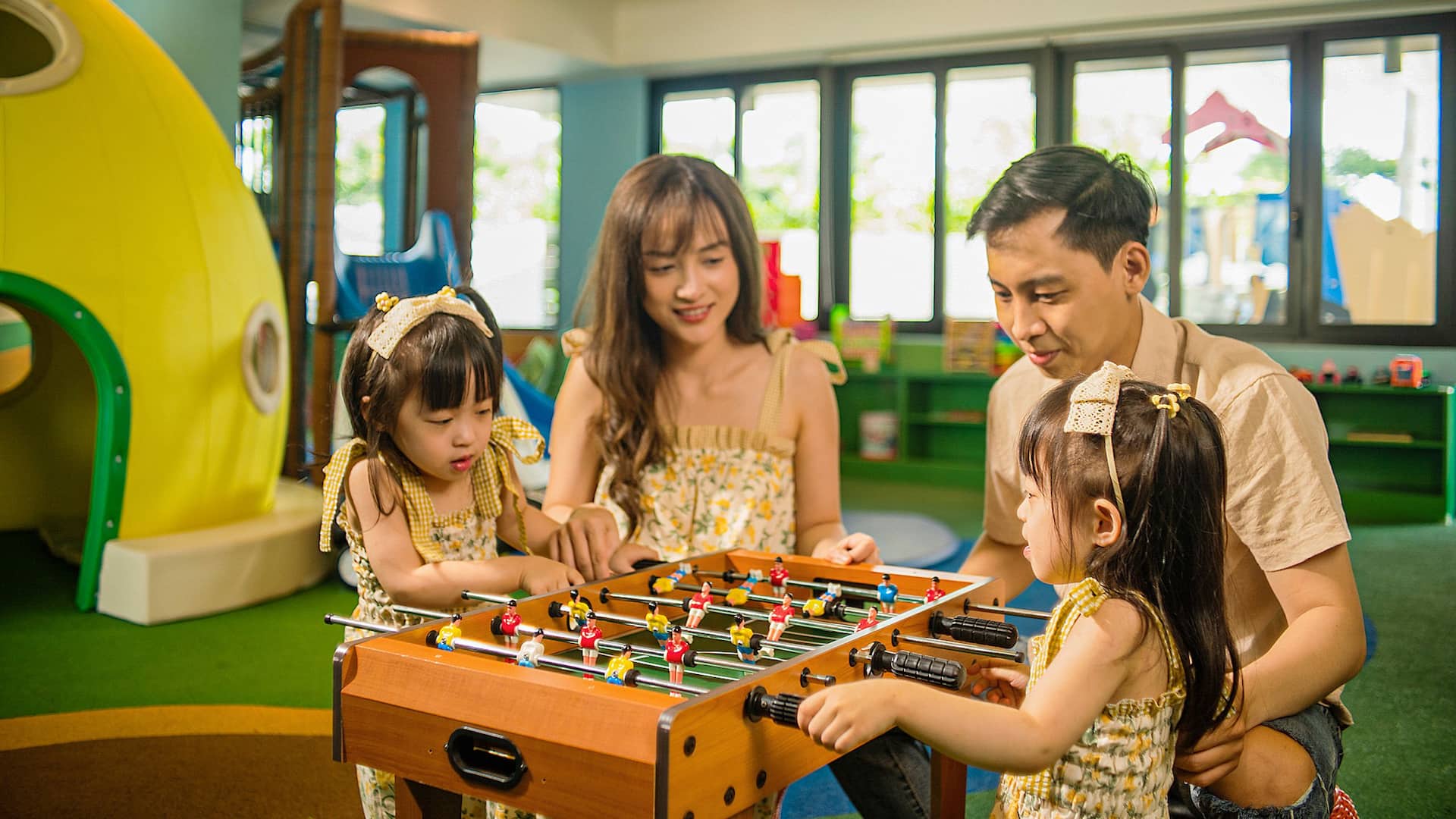 Hyatt Regency Danang Resort and Spa Family Playing Games