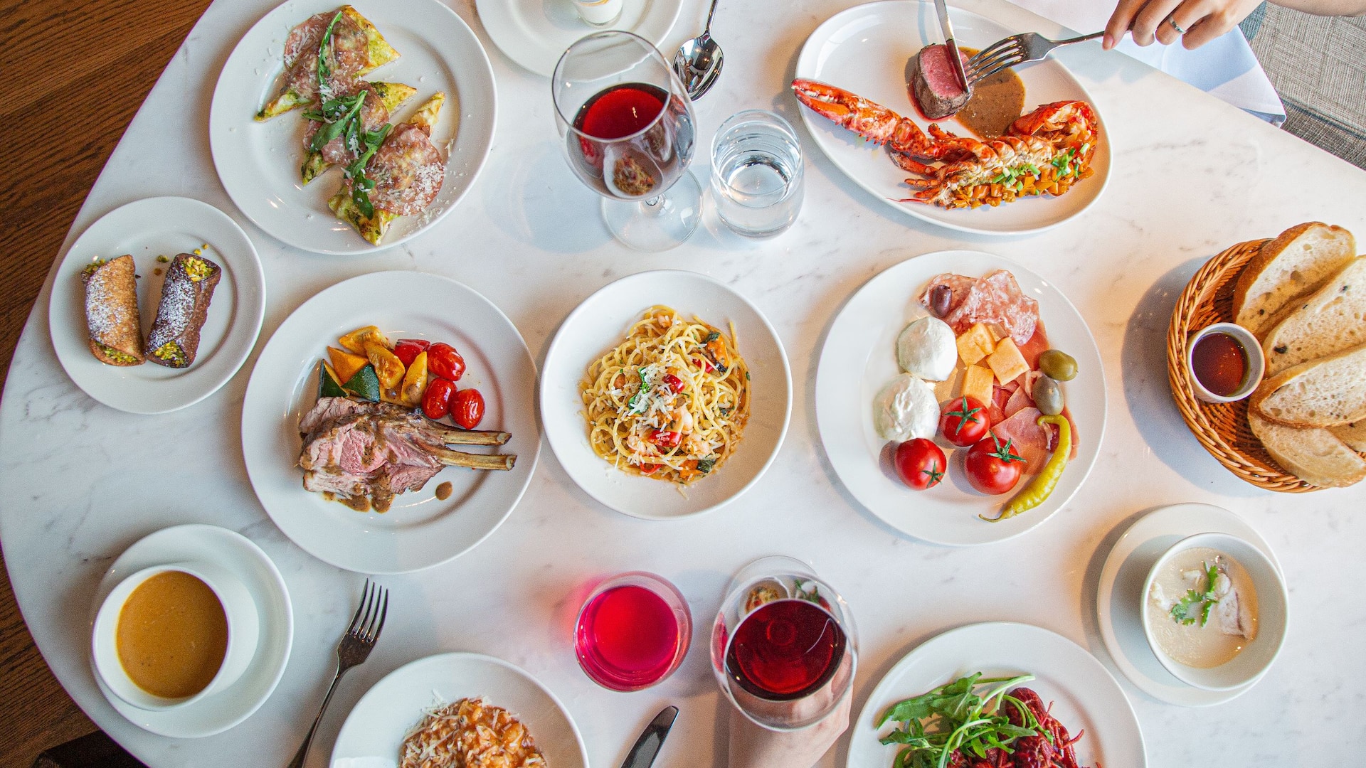 Grand Hyatt Beijing Dining Spread