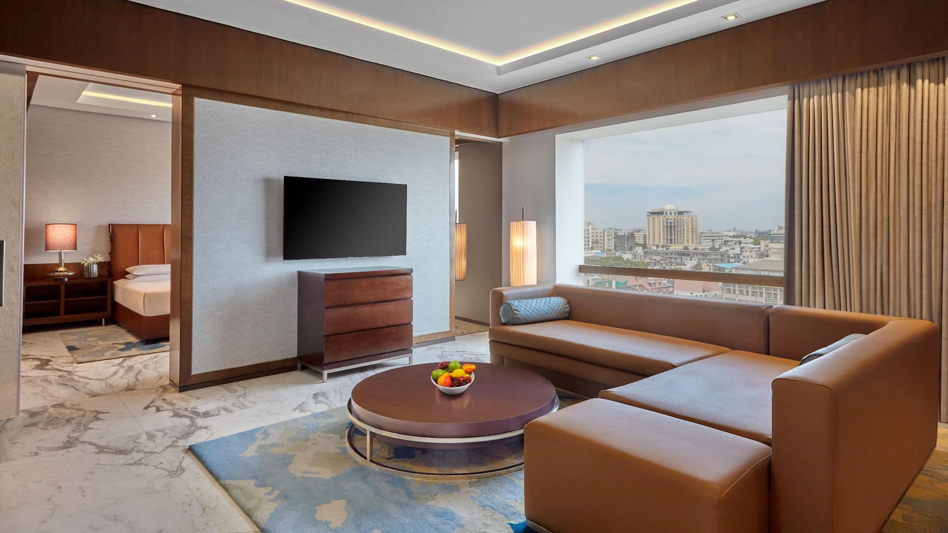 2 of 3 Hyatt Regency Chennai Regency Executive Suite Living Room