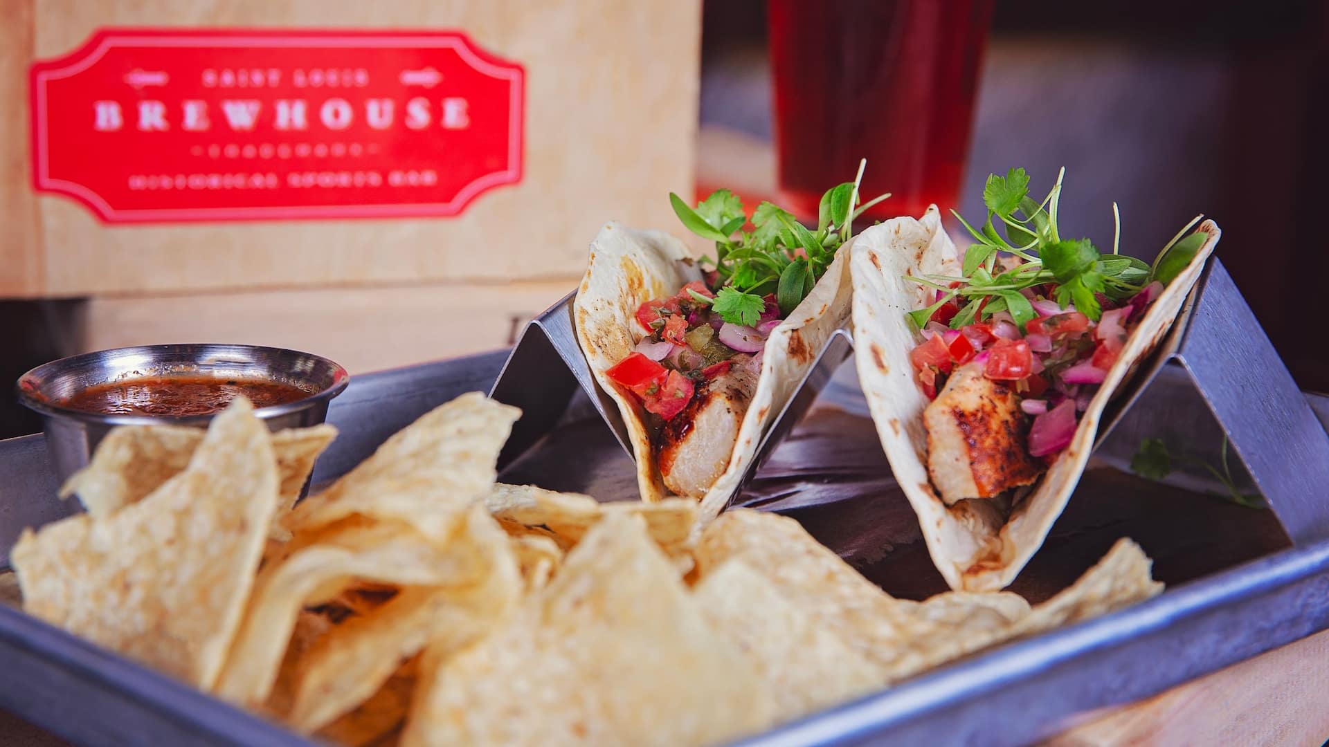 Hyatt Regency St. Louis at The Arch Brewhouse Tacos Blackened Mahi