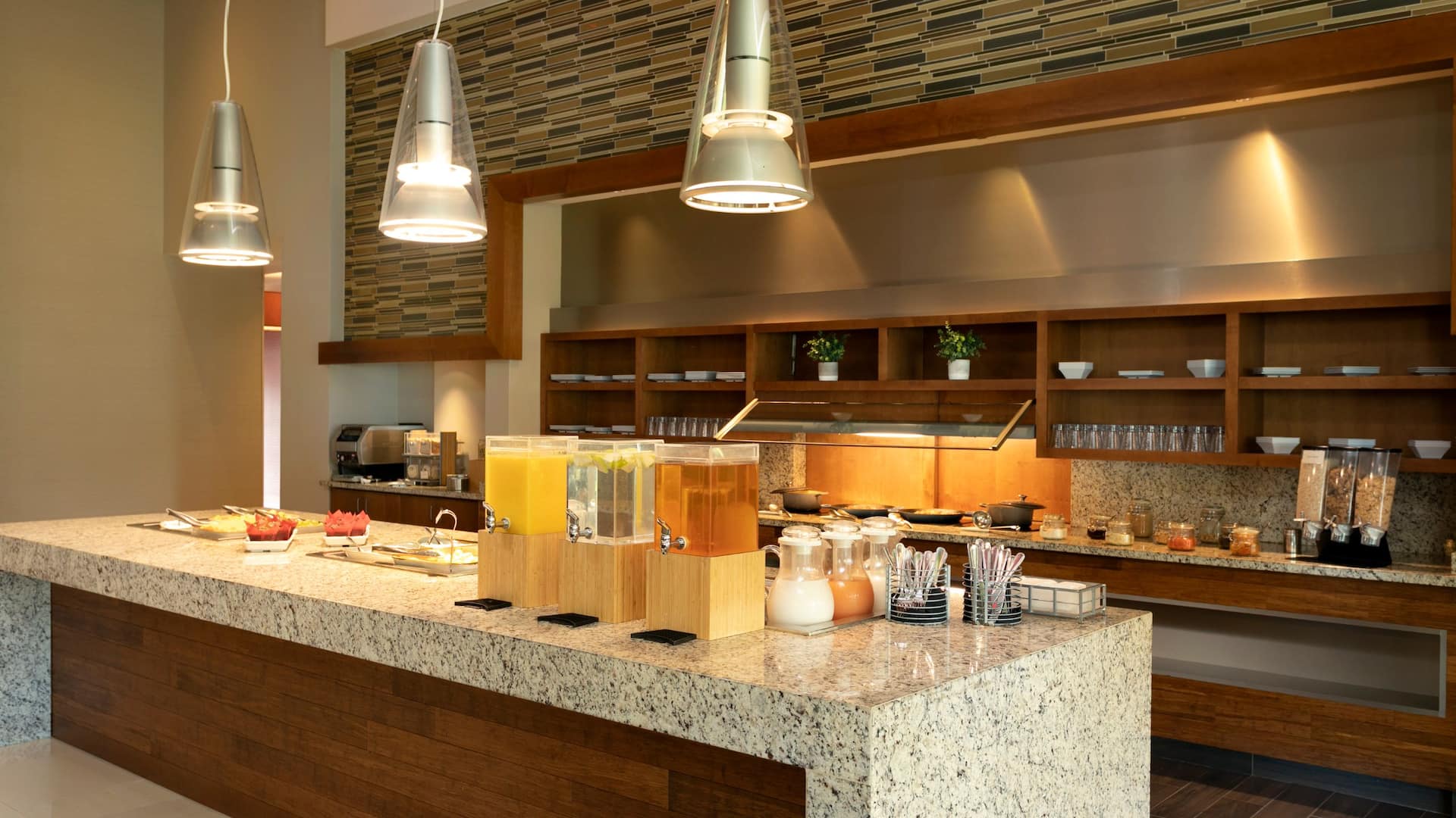 Hyatt Place Manatí Breakfast Buffet Set Up