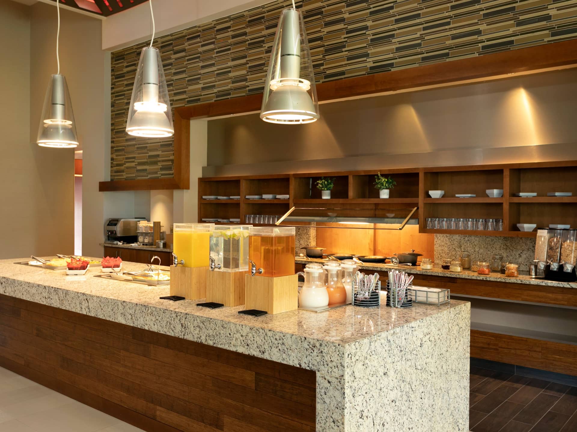 Hyatt Place Manatí Breakfast Buffet Set Up