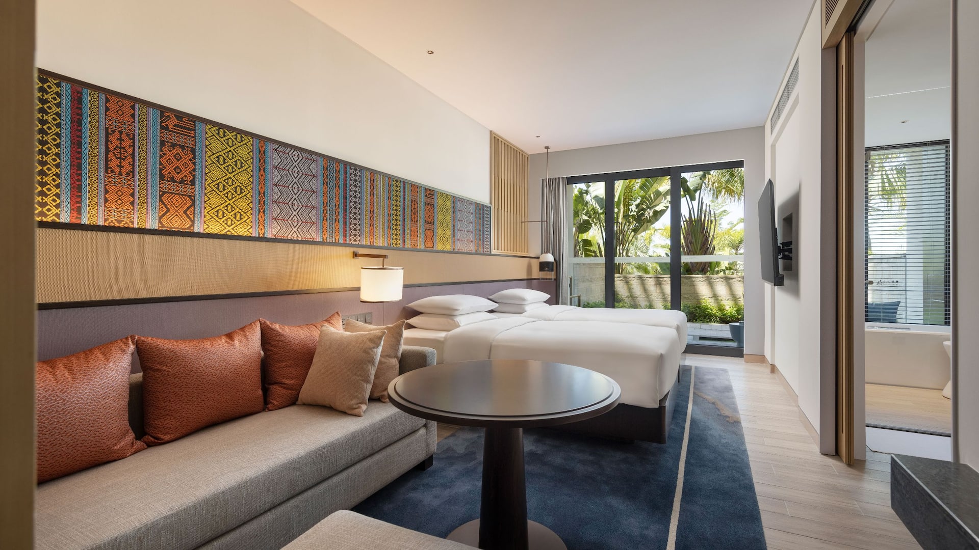 1 de 3 Hyatt Regency Sanya Tianli Bay Two Twin Beds with Courtyard