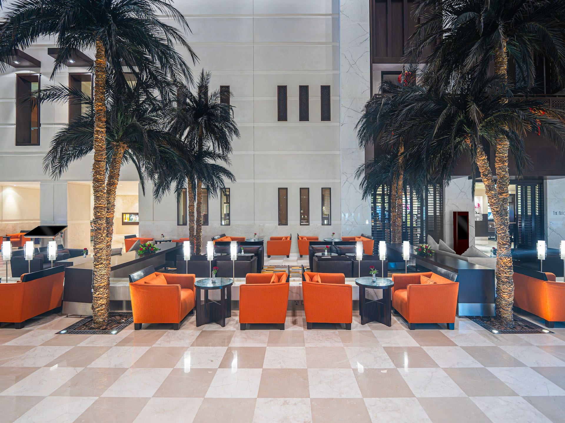 Hyatt Regency Dubai Lobby Seating