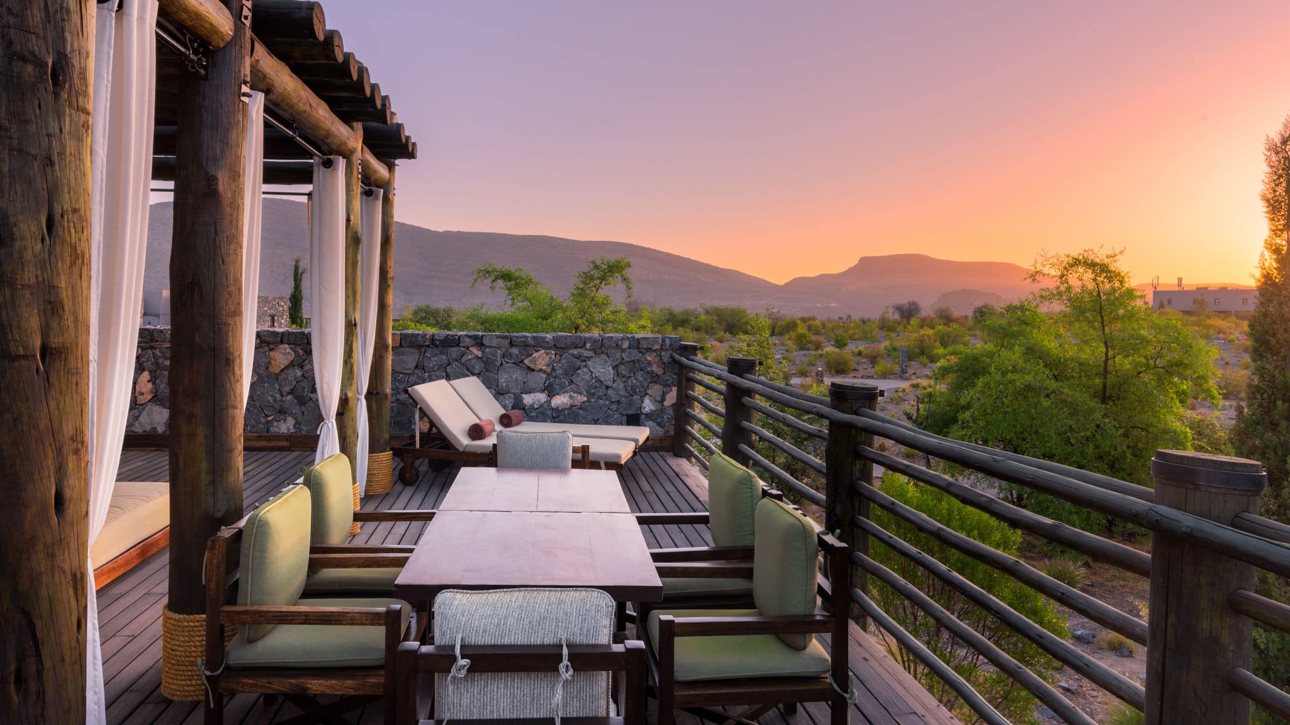 Alila Jabal Akhdar Jabal Terrace Suite Terrace Lounge