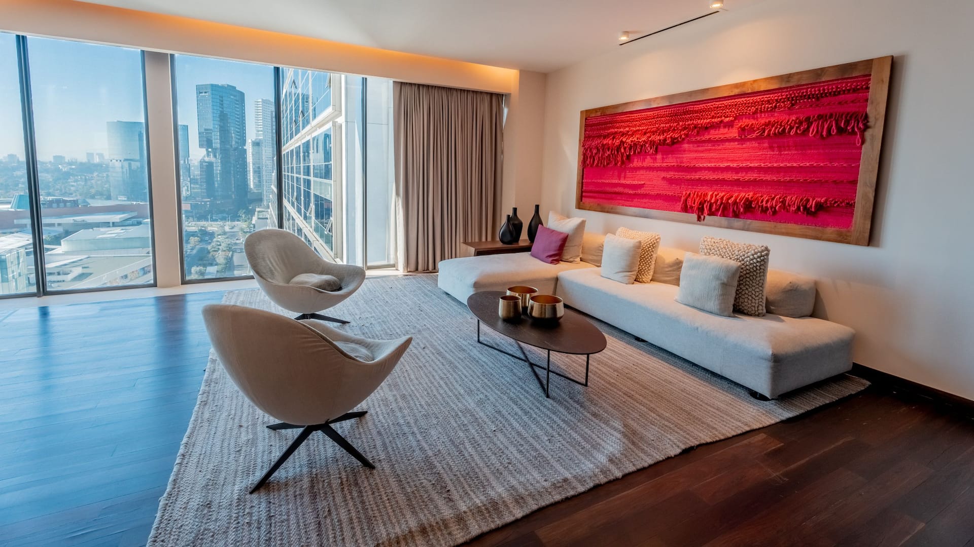 Hyatt Regency Andares Guadalajara Presidential Suite Living Room Seating Andares View